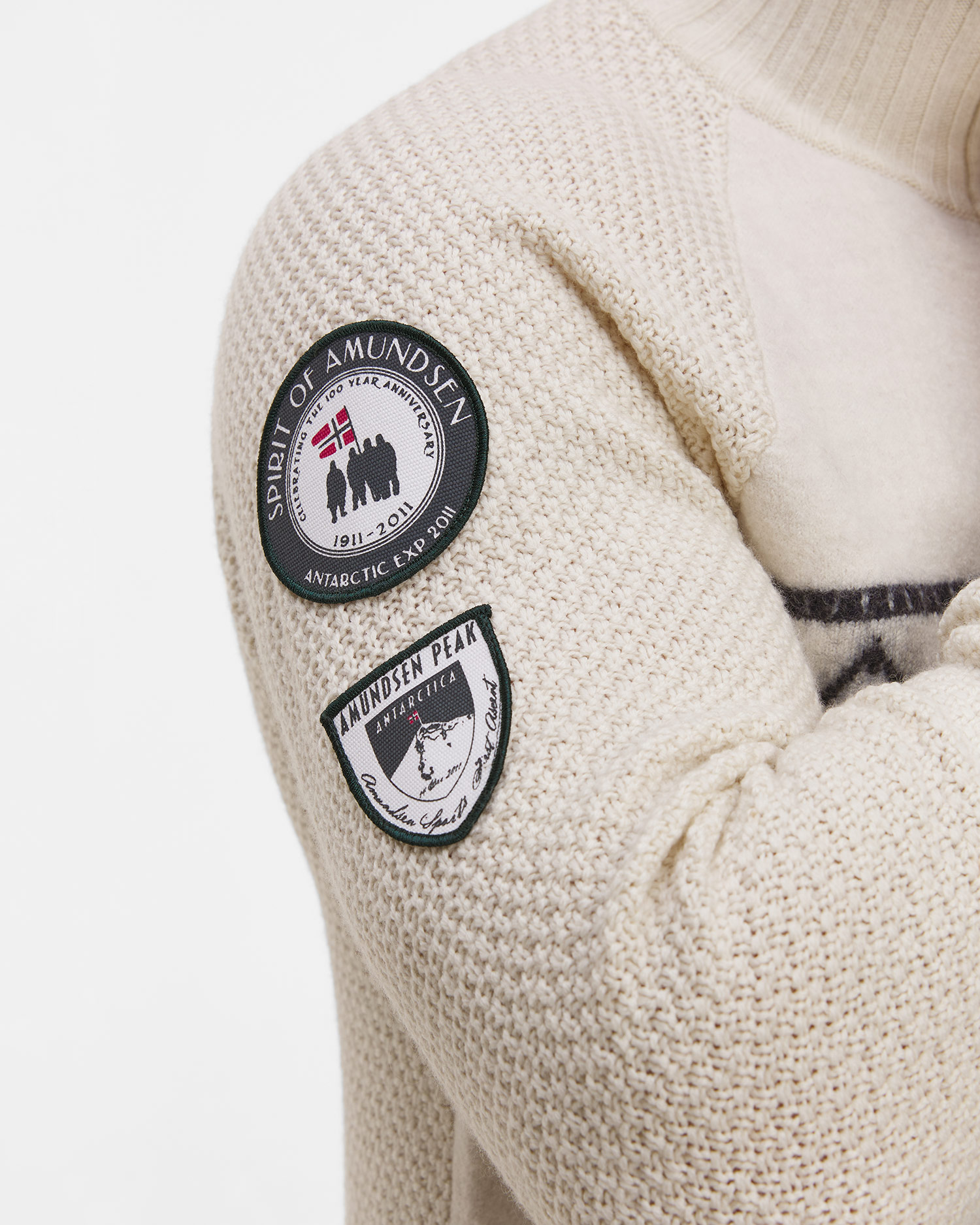 Dolcevita da sci da uomo Amundsen Sports Boiled Ski Sweater beige