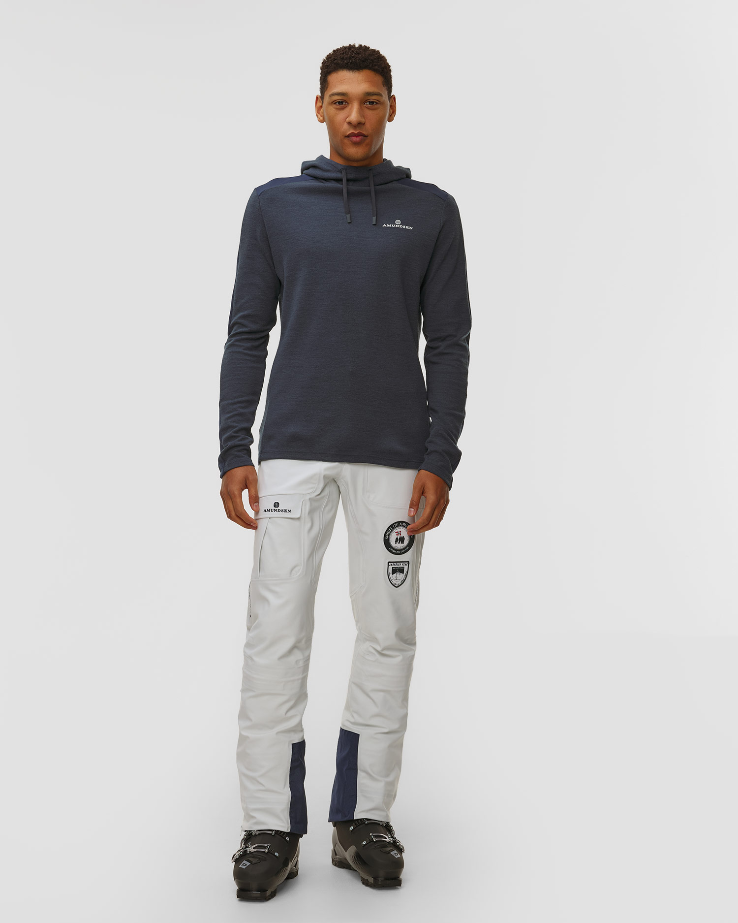 Pánská funkční mikina Amundsen 5Mila Hoodie v tmavě modré barvě