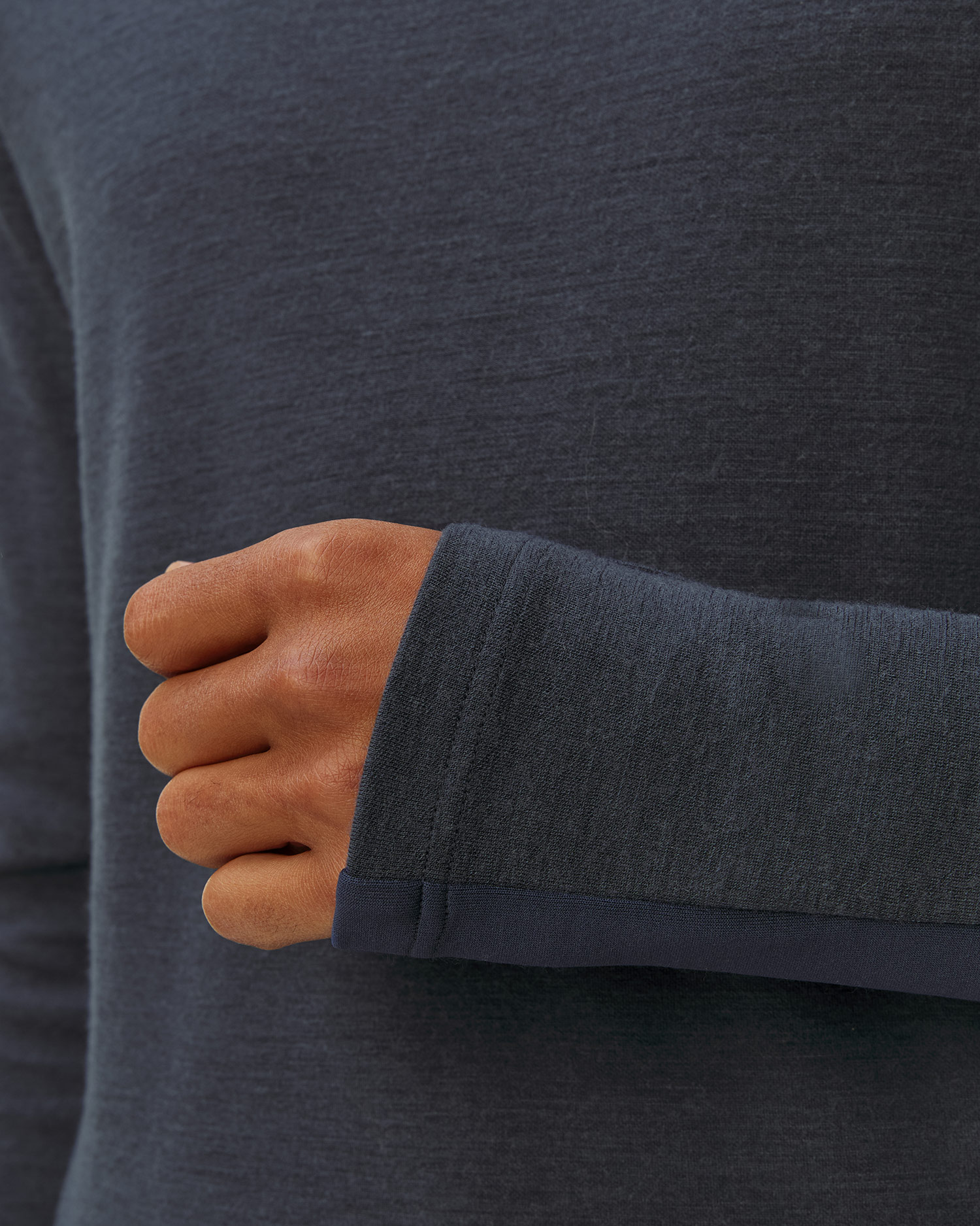 Pánská funkční mikina Amundsen 5Mila Hoodie v tmavě modré barvě