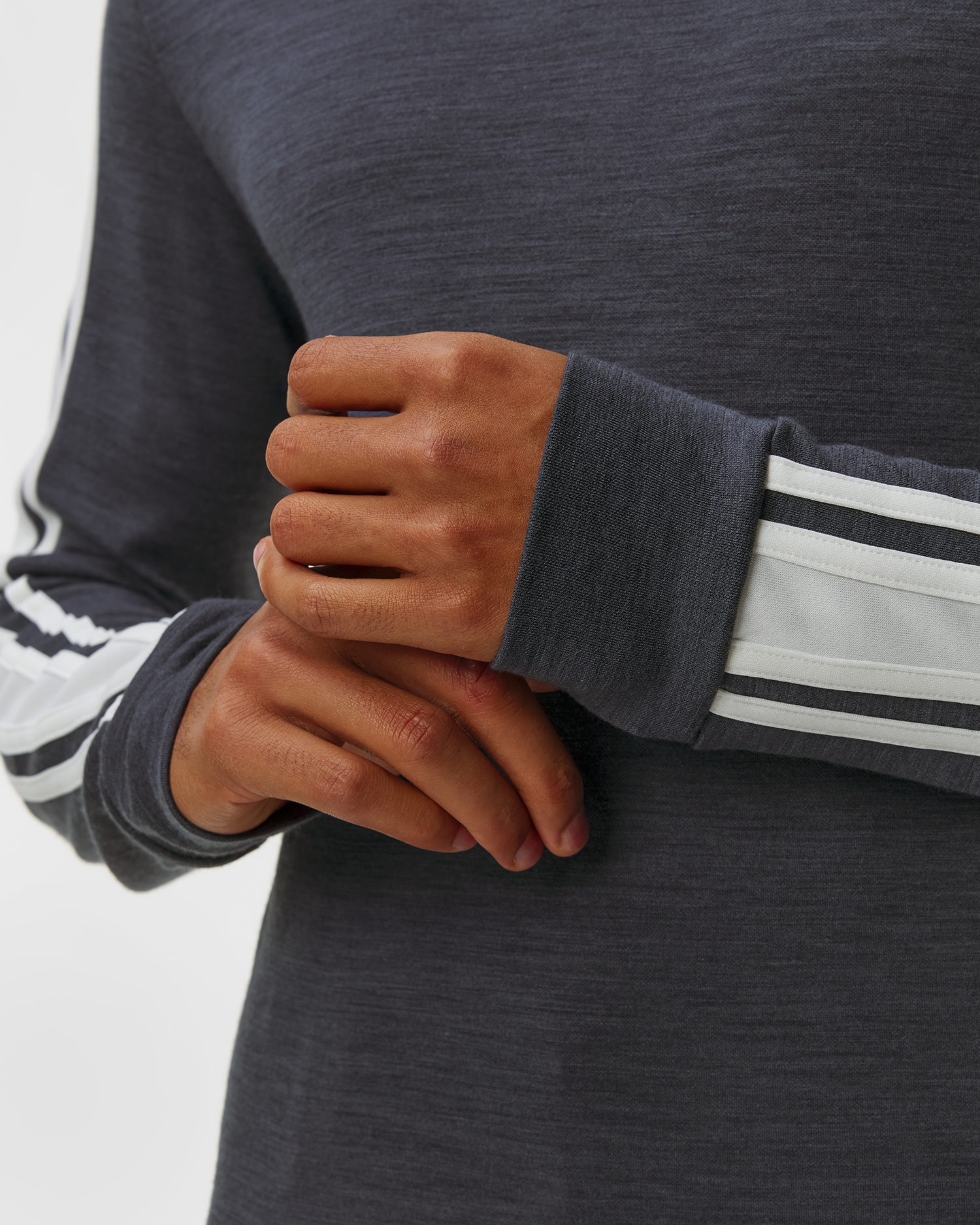 Bluza techniczna męska Amundsen 5Mila Half Zip Lines granatowa