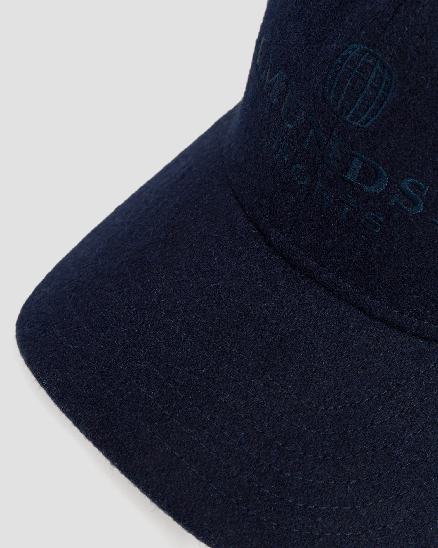 Czapka z daszkiem Amundsen Wool Cap granatowa