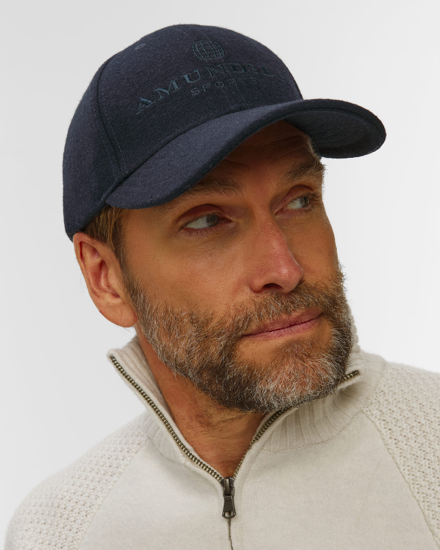 Czapka z daszkiem Amundsen Wool Cap granatowa