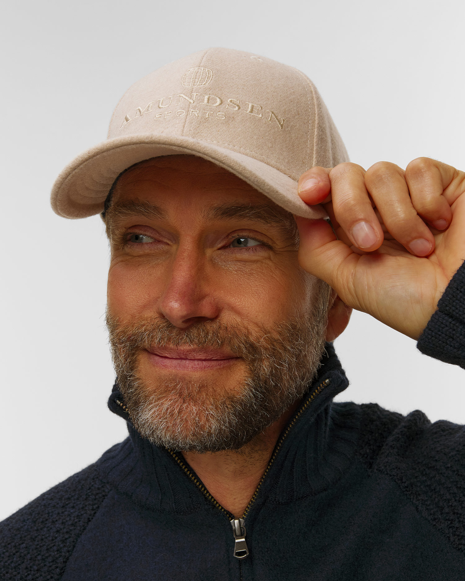 Șapcă cu cozoroc Amundsen Wool Cap bej