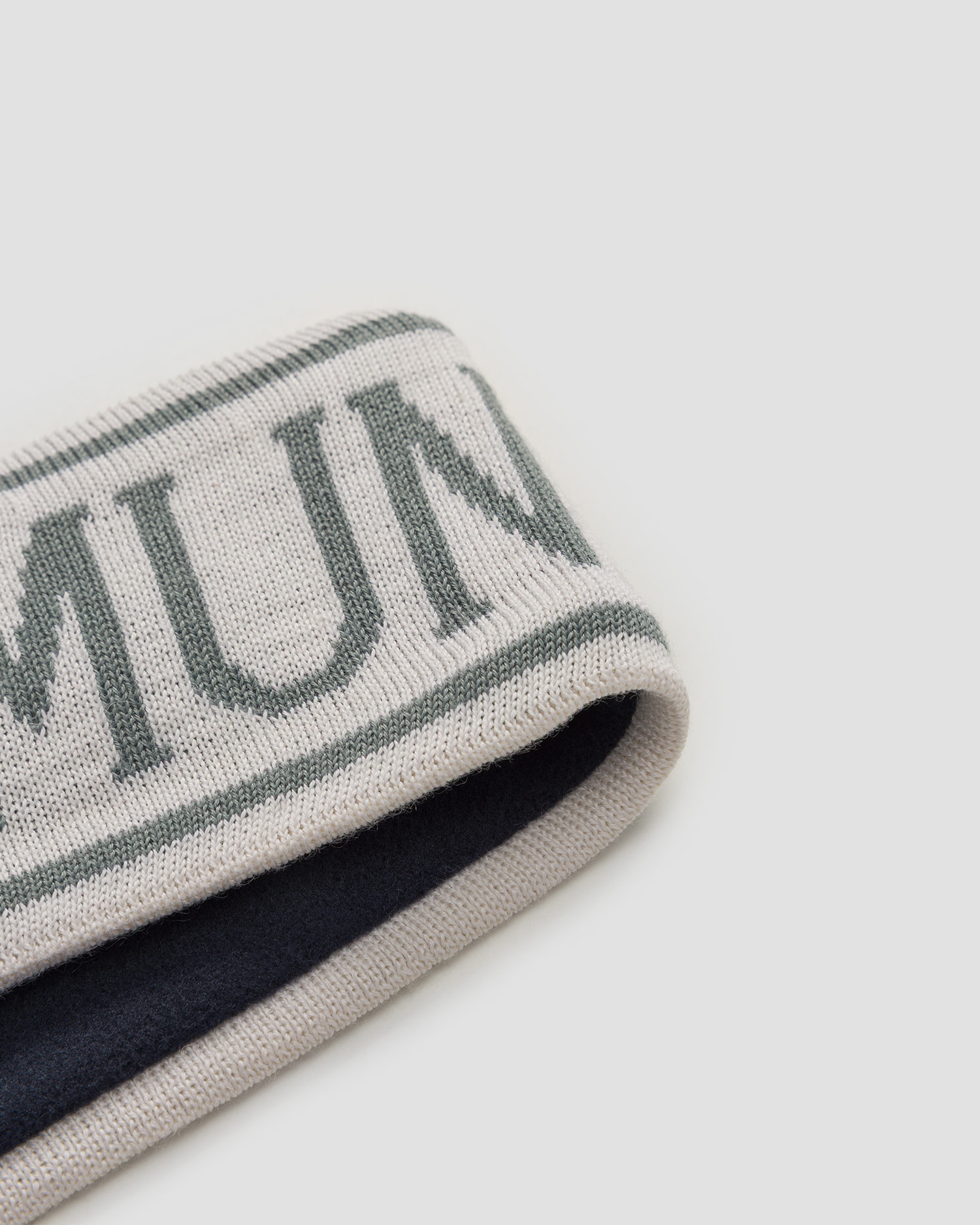 Amundsen Amundsen Ski Headband Stirnband in Weiß und Grau