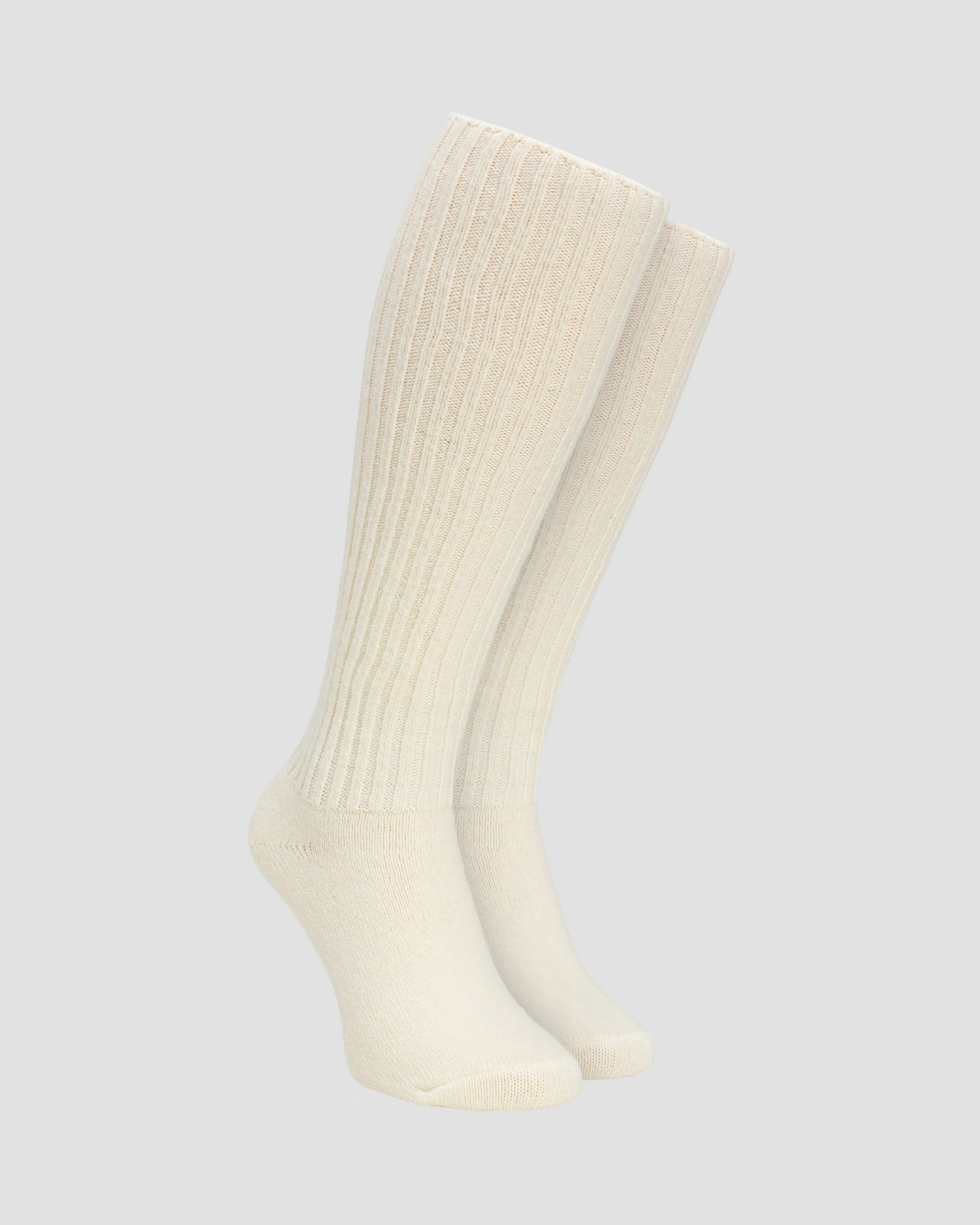 Calzini unisex Amundsen V-Bond Socks bianchi