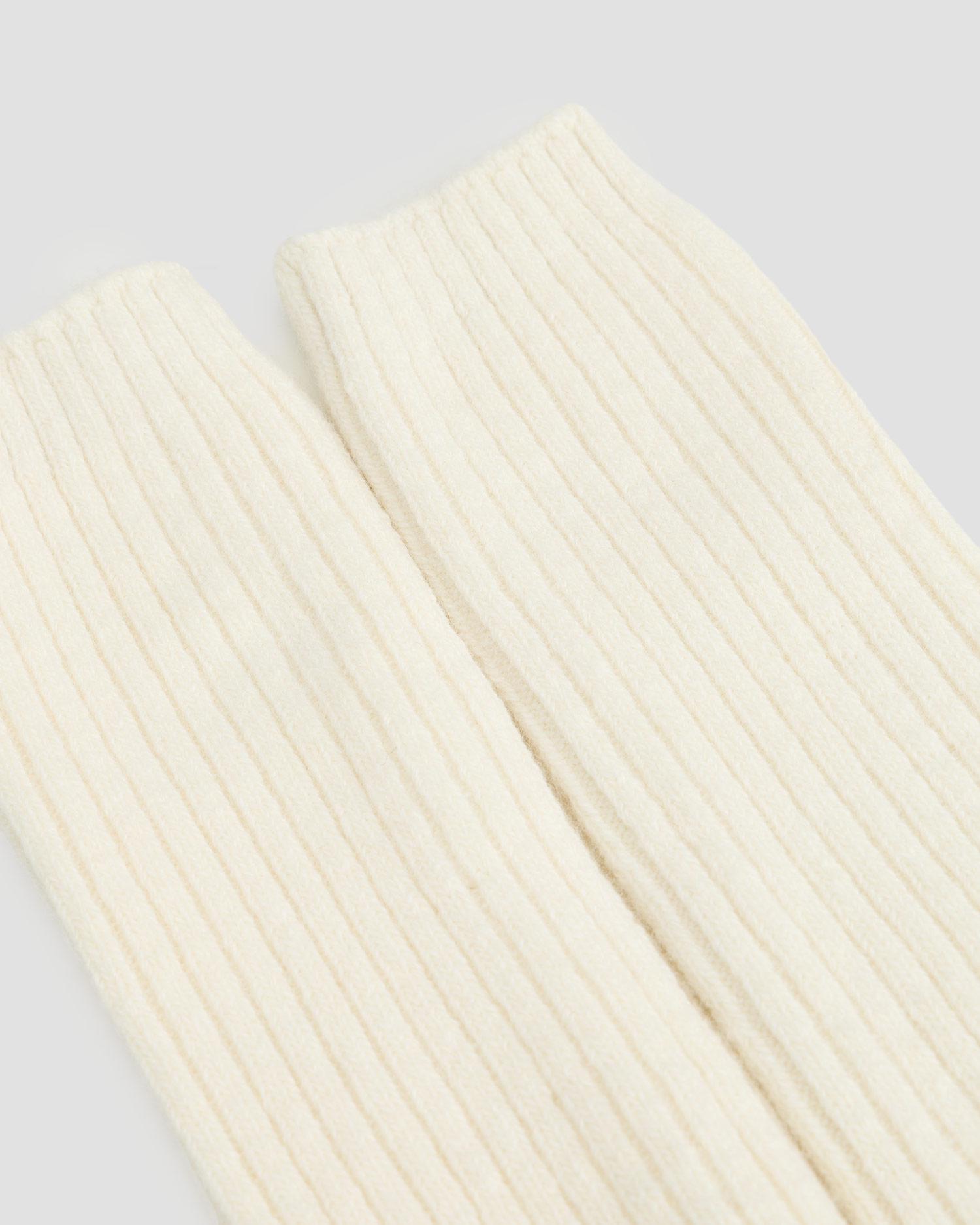 Calzini unisex Amundsen V-Bond Socks bianchi