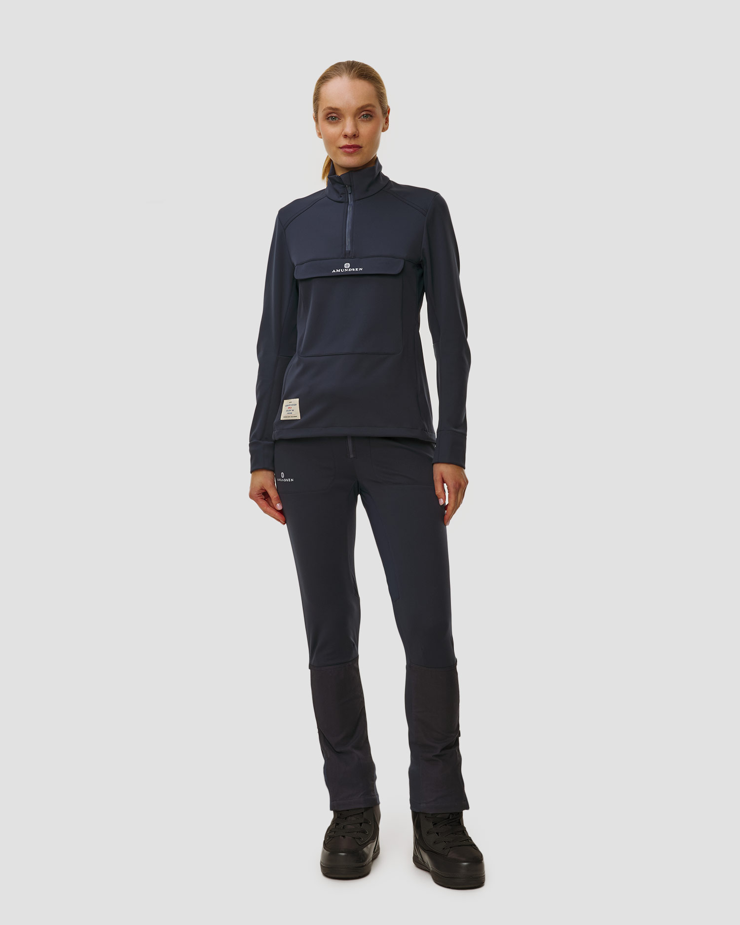 Veste softshell bleu marine pour femmes Amundsen Sports 5Mila Anorak