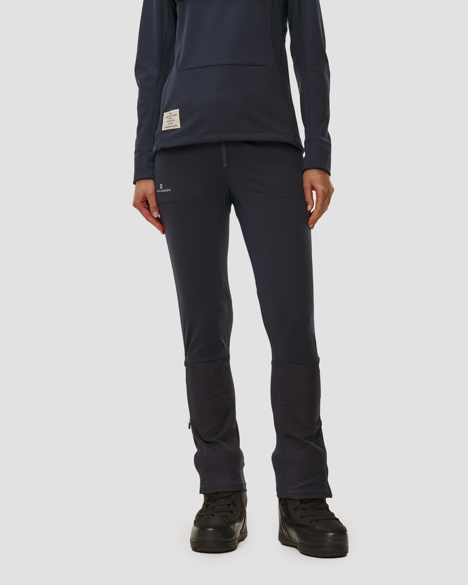 Spodnie softshellowe damskie Amundsen Sports 5Mila Pants granatowe