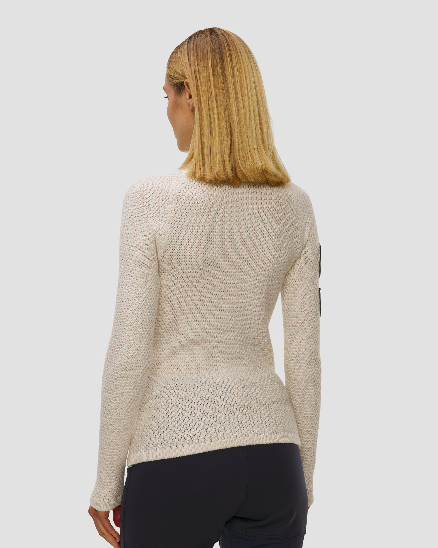 Dámsky lyžiarsky rolák Amundsen Sport Boiled Ski Sweater béžový