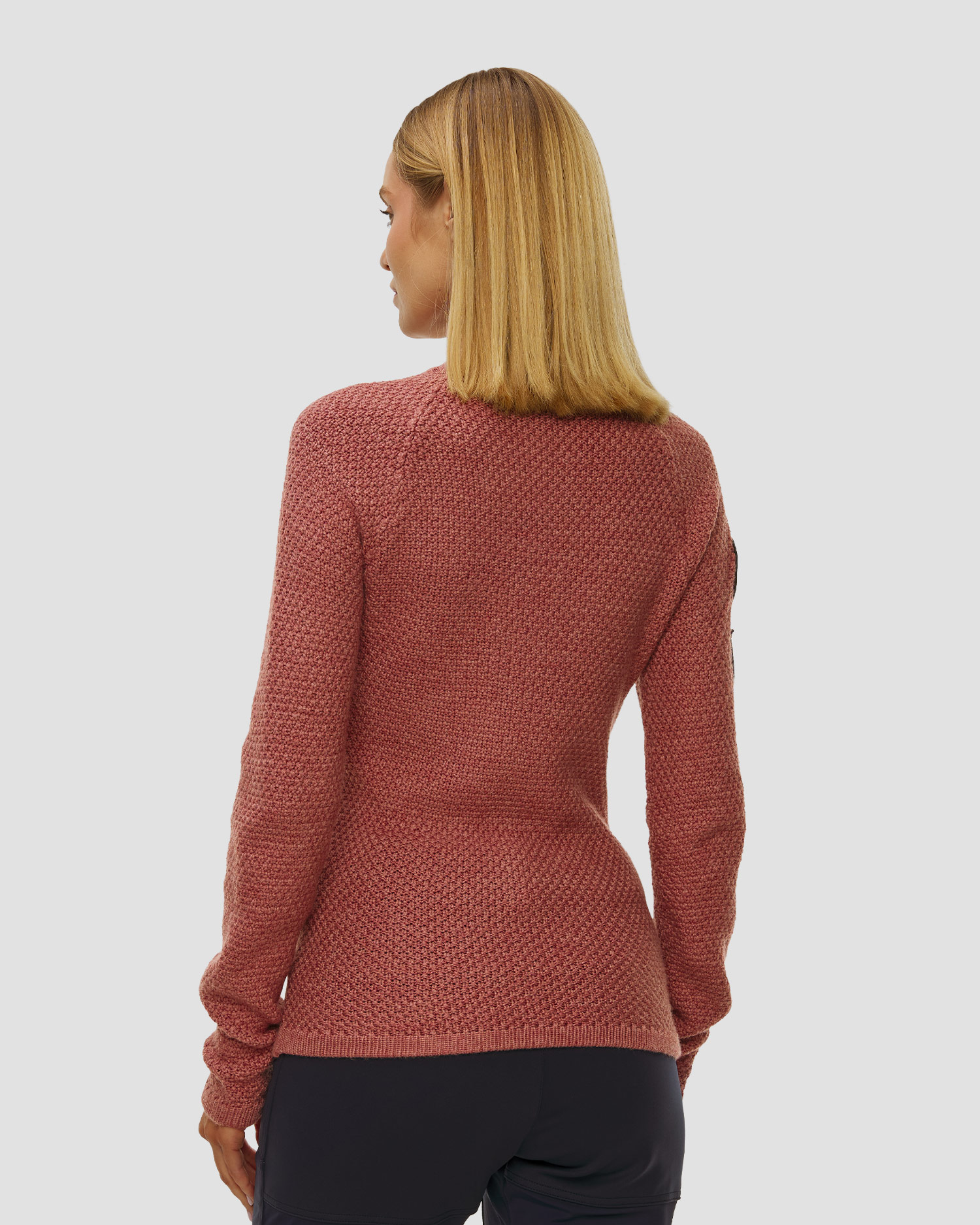 Amundsen Sports Boiled Ski Sweater W/ Flag Ski-Rollkragenpullover für Damen in Pink