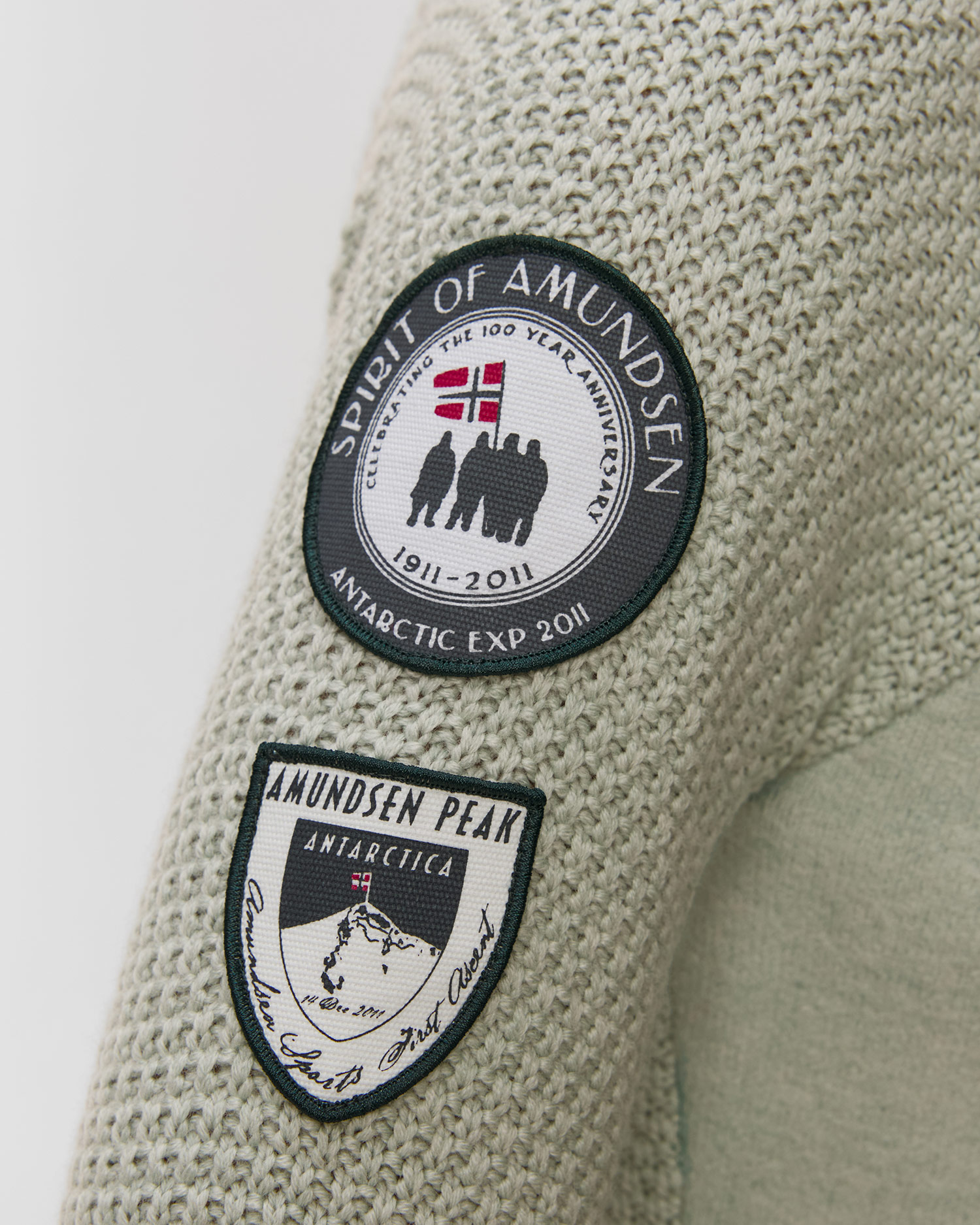 Amundsen Boiled Ski Sweater W/ Flag Skirollkragenpullover für Damen in Grün