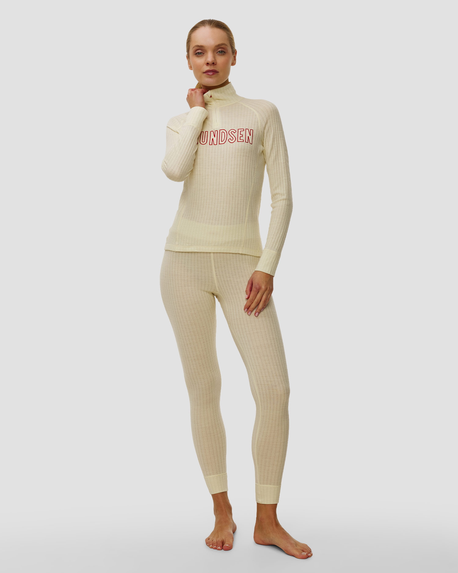 Col roulé en laine first layer pour femmes Amundsen Sports Hero'S Hide Half Zip