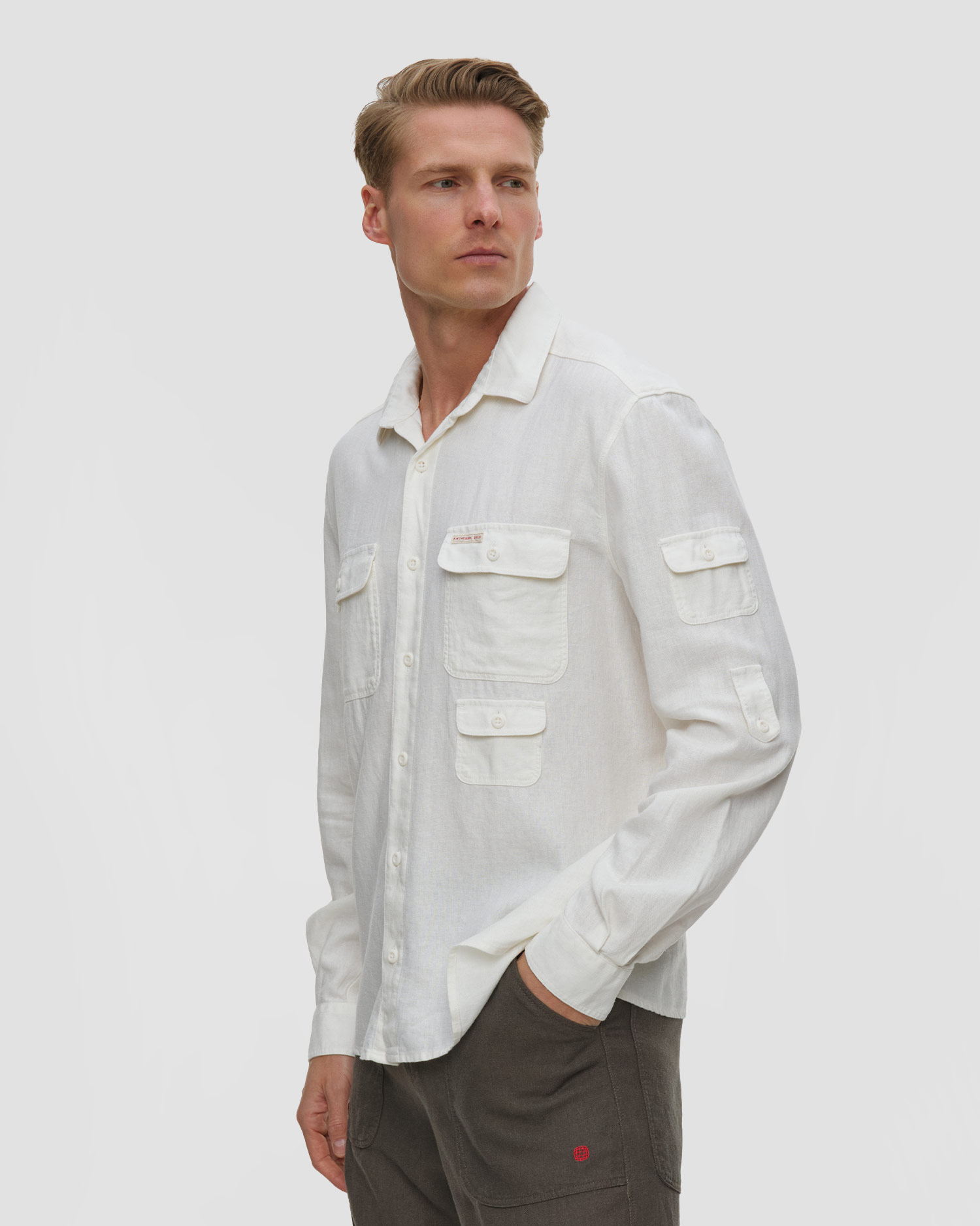 Cămașă pentru bărbați Amundsen Sports Traveller's Linen Shirt