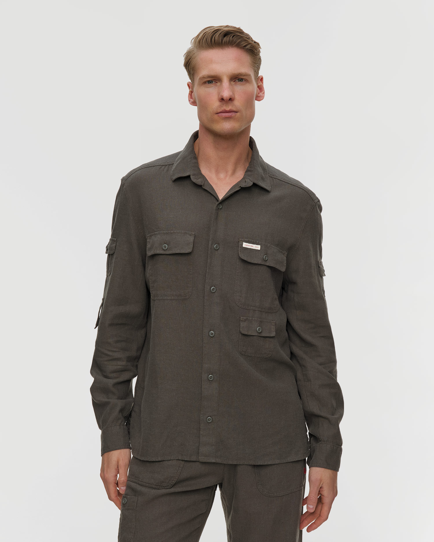 Cămașă pentru bărbați Amundsen Sports Traveller's Linen Shirt