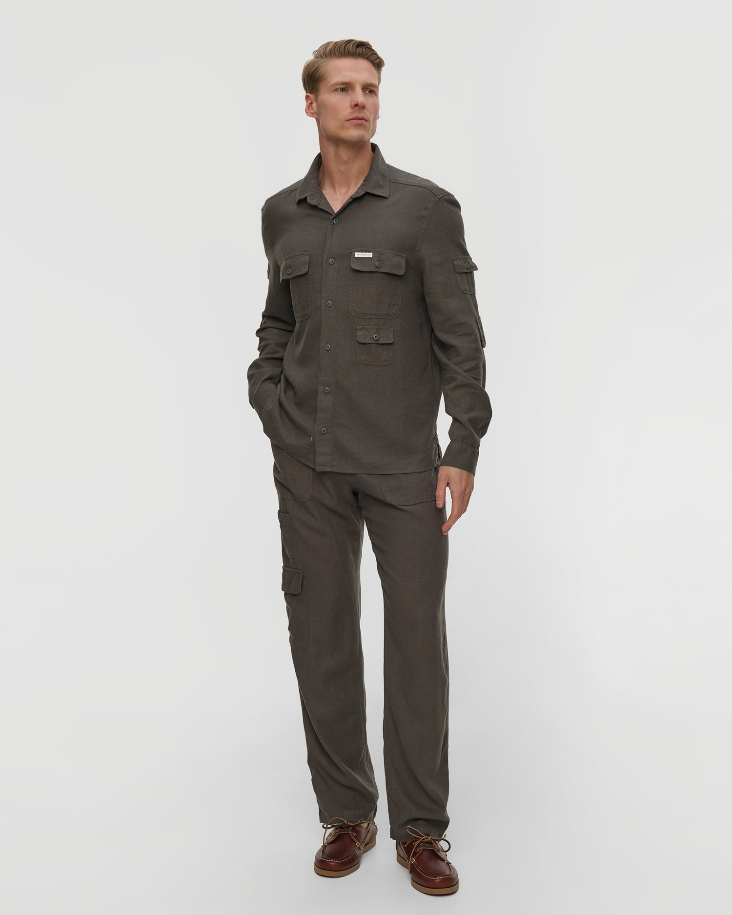 Cămașă pentru bărbați Amundsen Sports Traveller's Linen Shirt