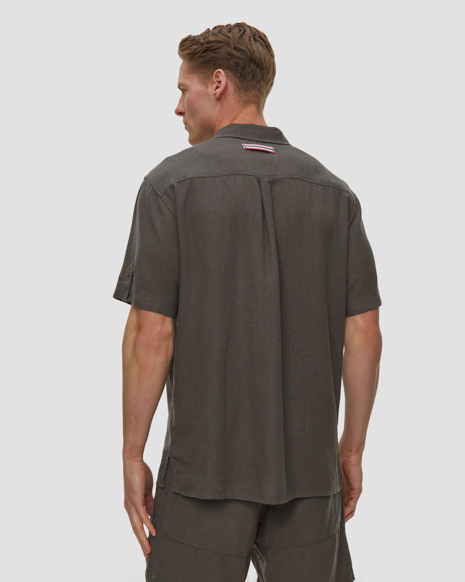 Cămașă cu mânecă scurtă pentru bărbați Amundsen Sports Traveller's Linen SS