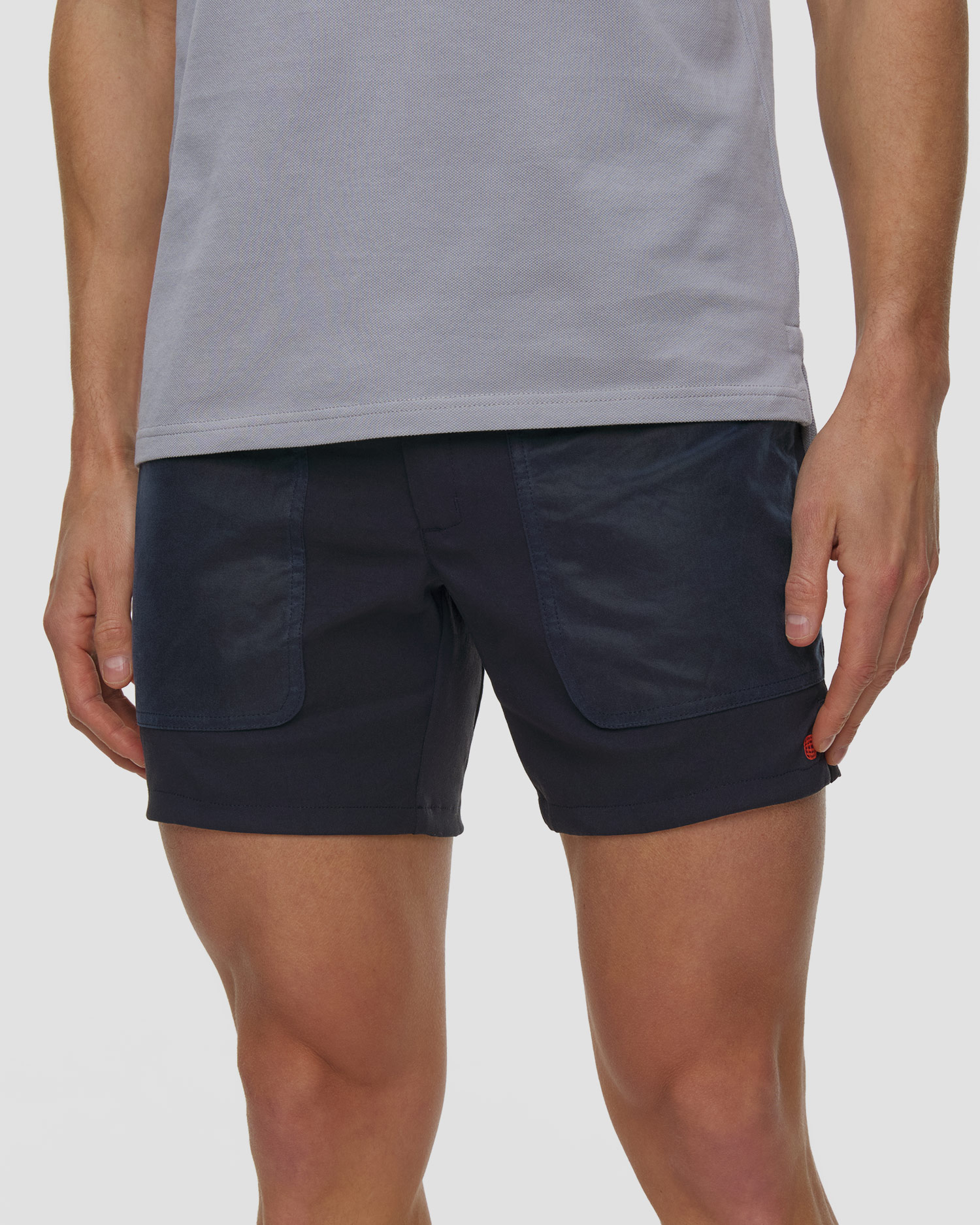 Tmavě modré pánské trekové kraťasy Amundsen 7Incher Field Shorts