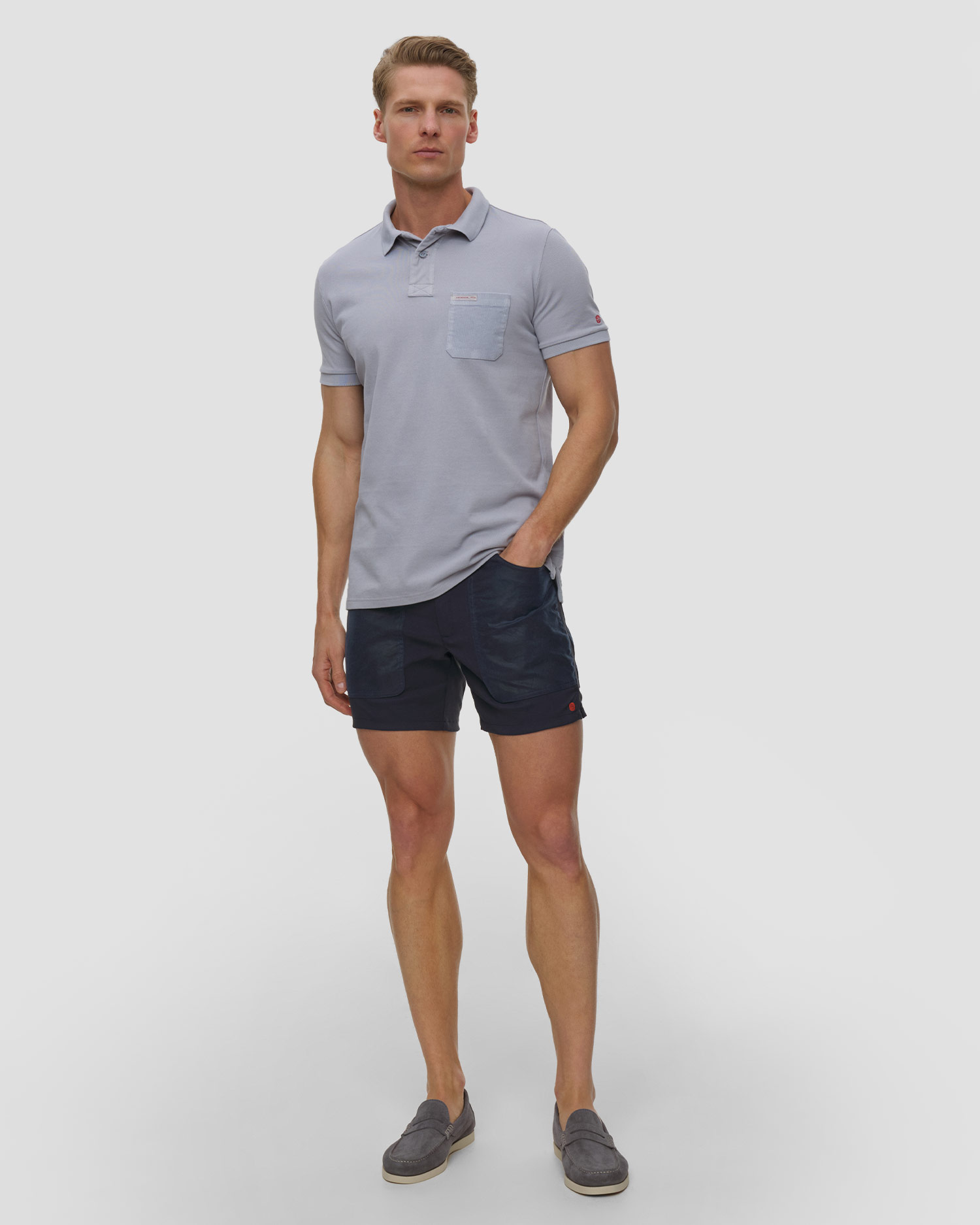 Tmavě modré pánské trekové kraťasy Amundsen 7Incher Field Shorts