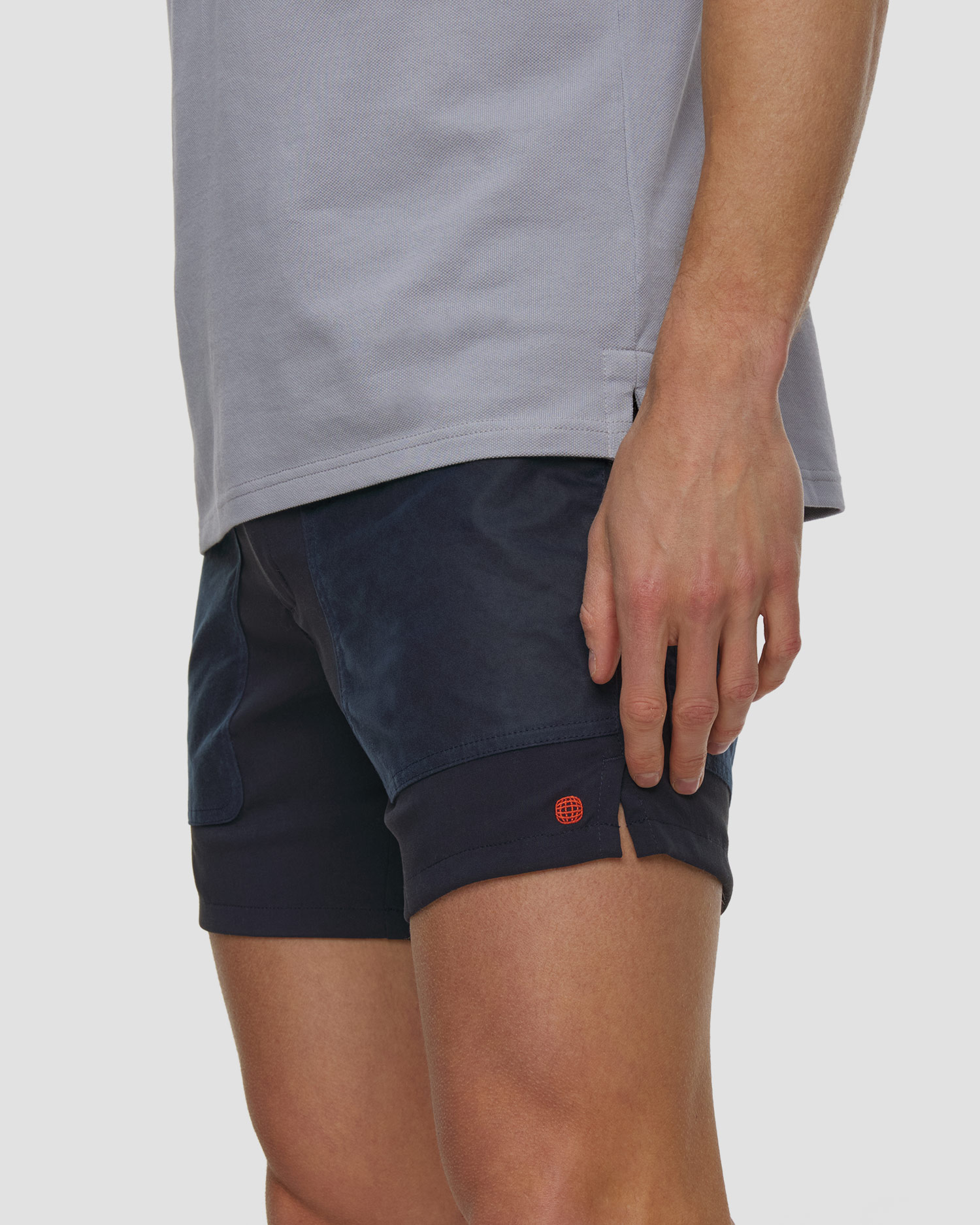 Tmavě modré pánské trekové kraťasy Amundsen 7Incher Field Shorts