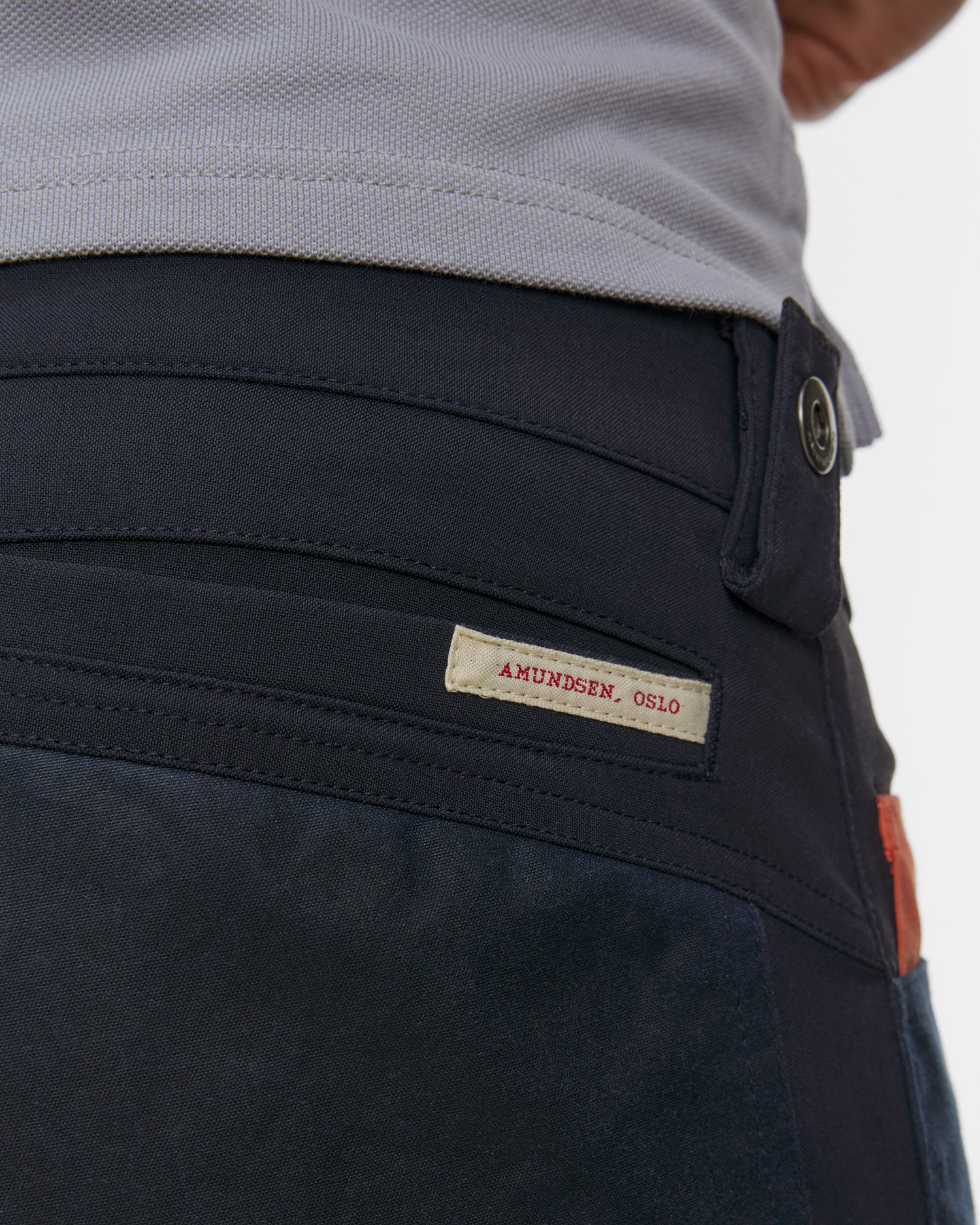 Tmavě modré pánské trekové kraťasy Amundsen 7Incher Field Shorts