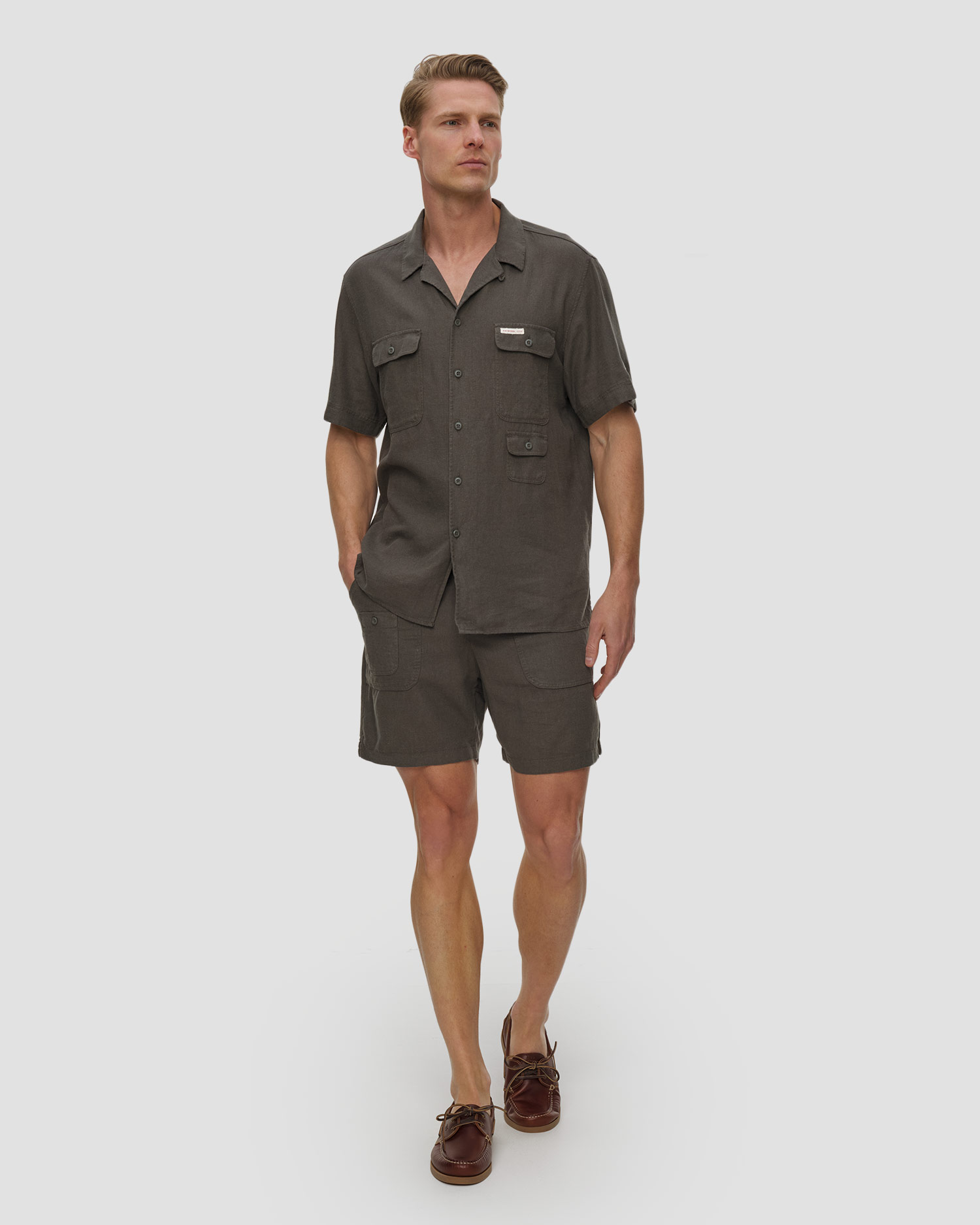 Șorturi pentru bărbați Amundsen Sports 6Incher Traveller's Linen Shorts