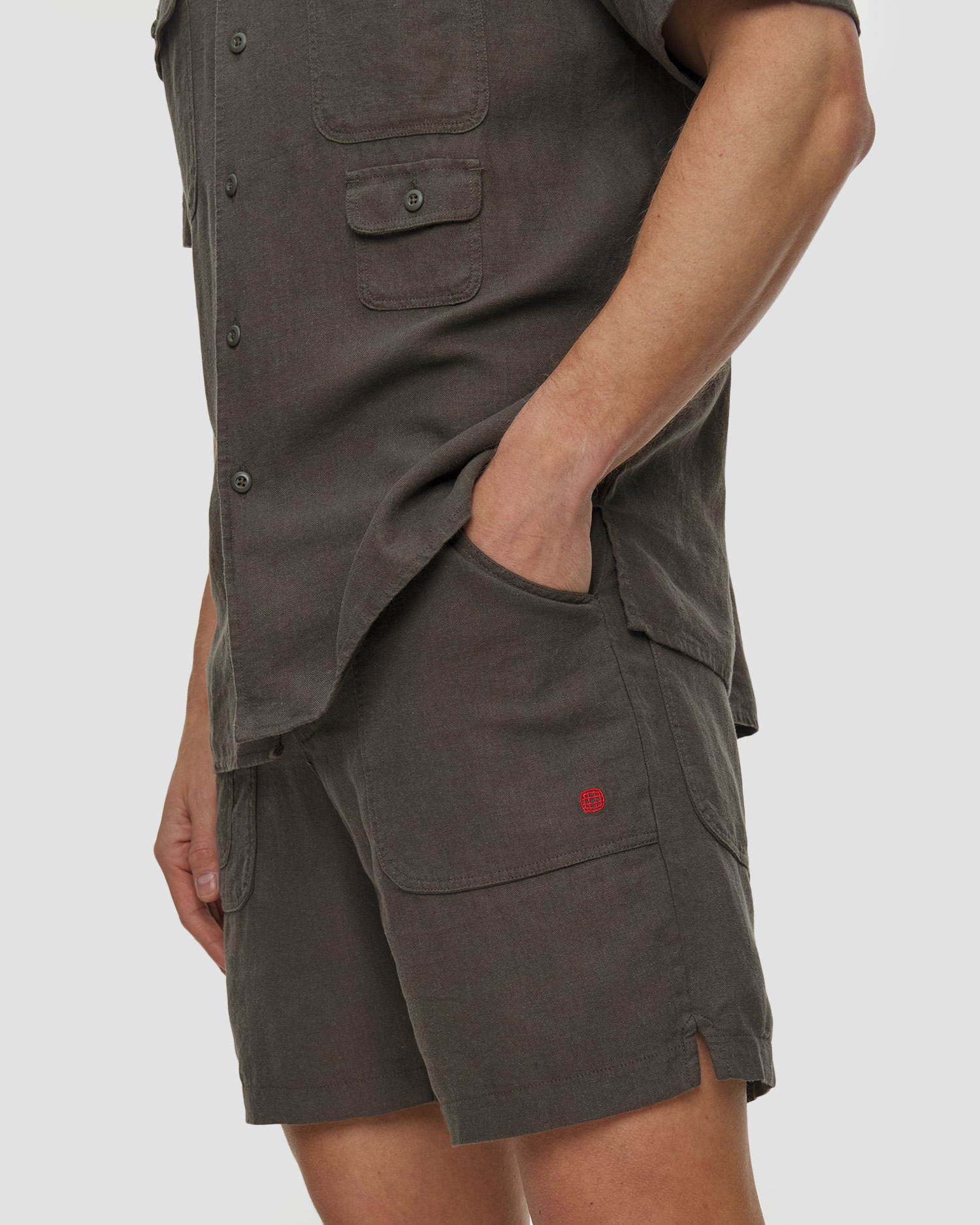 Șorturi pentru bărbați Amundsen Sports 6Incher Traveller's Linen Shorts