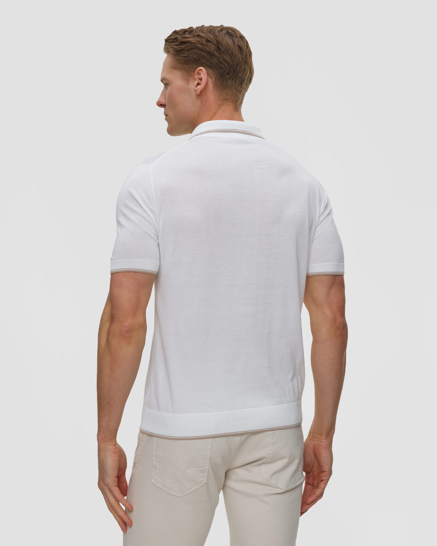 Men's cotton polo Sea Island Pashmere