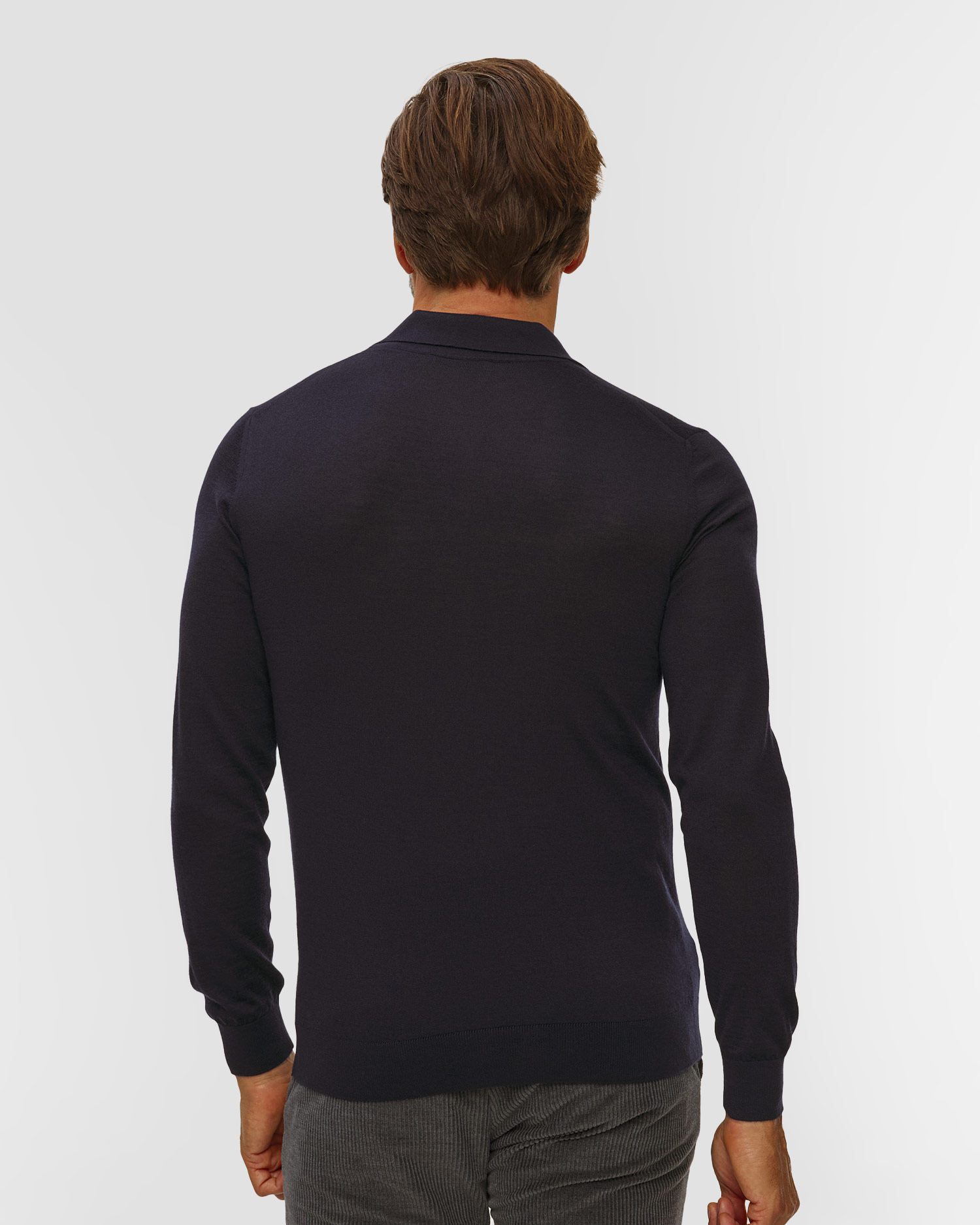 Pashmere Herren-Polopullover aus Kaschmir