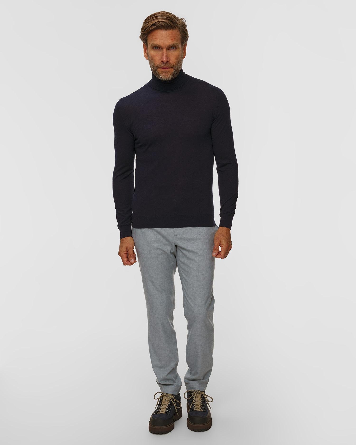 Pashmere Herren-Rollkragenpullover aus Kaschmir