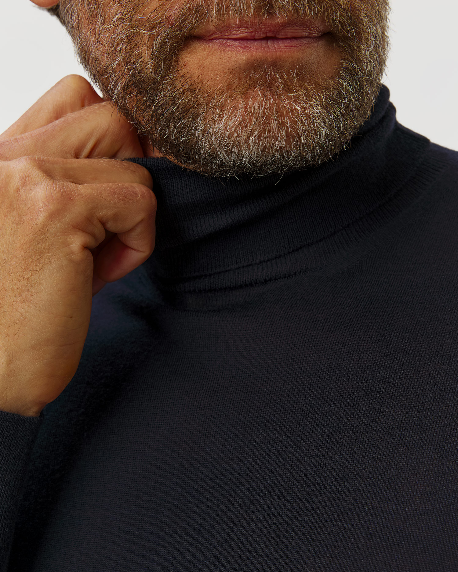 Pashmere Herren-Rollkragenpullover aus Kaschmir