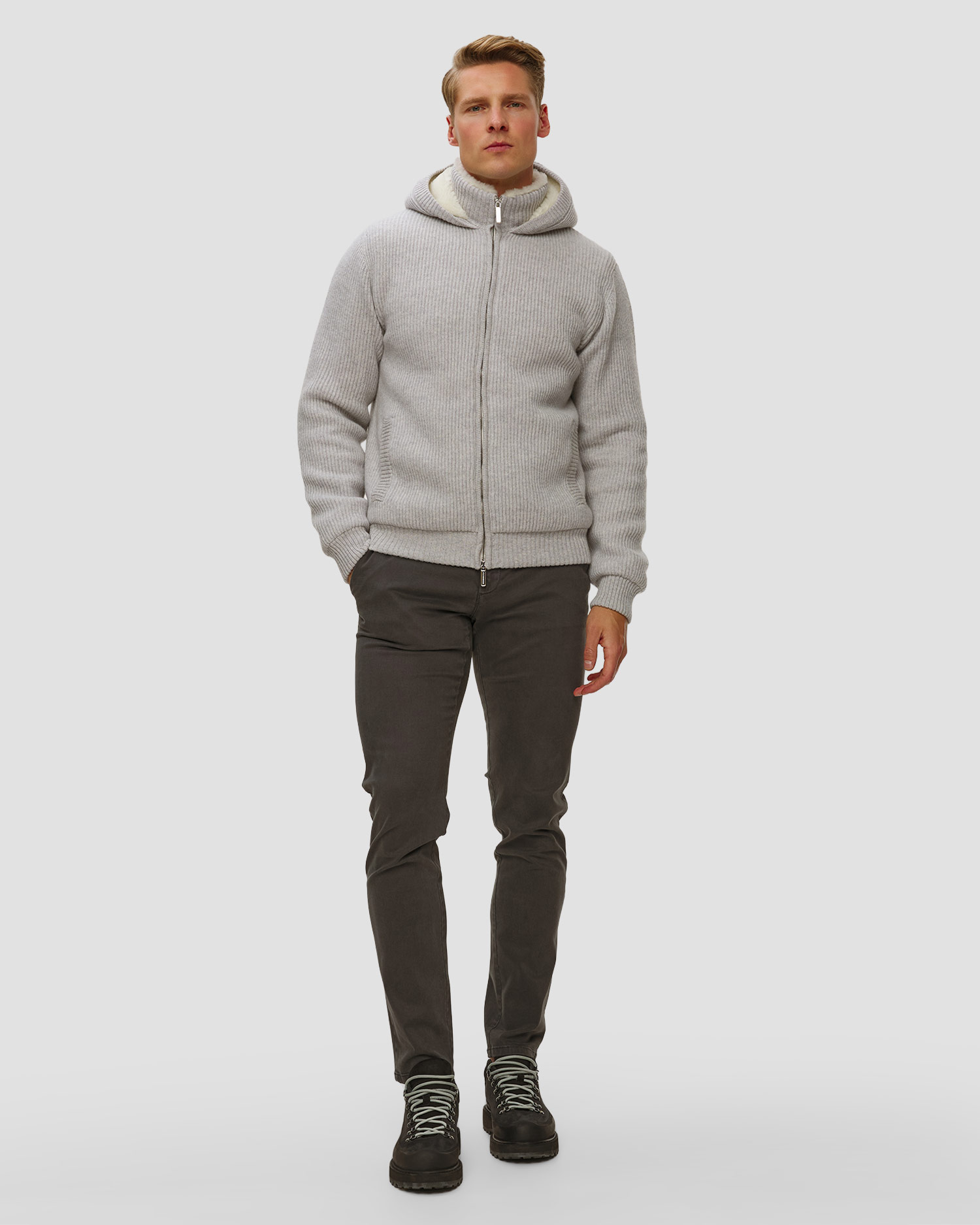 Pashmere Wolljacke für Herren