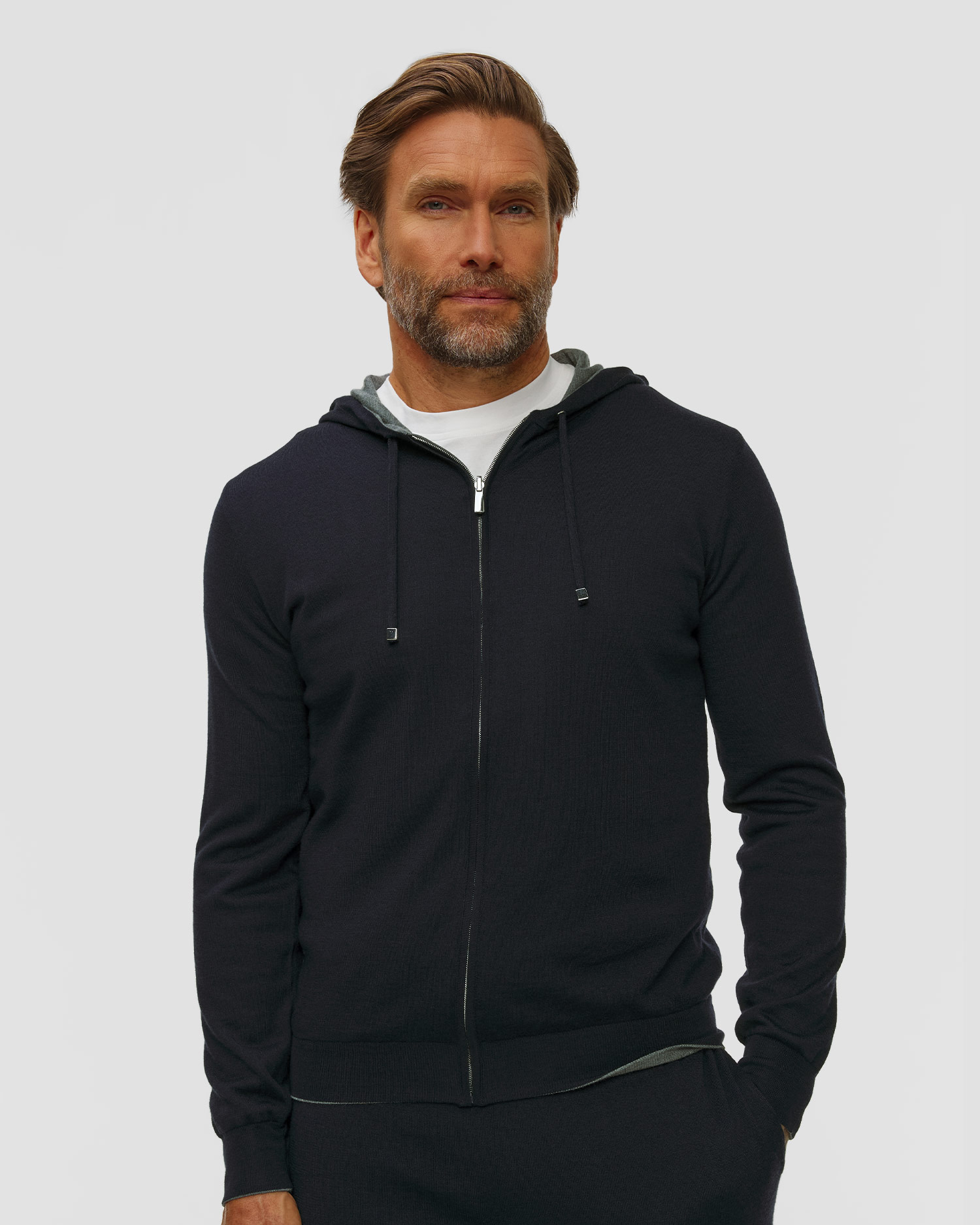 Pashmere Doppelseitiges Wollsweatshirt für Herren