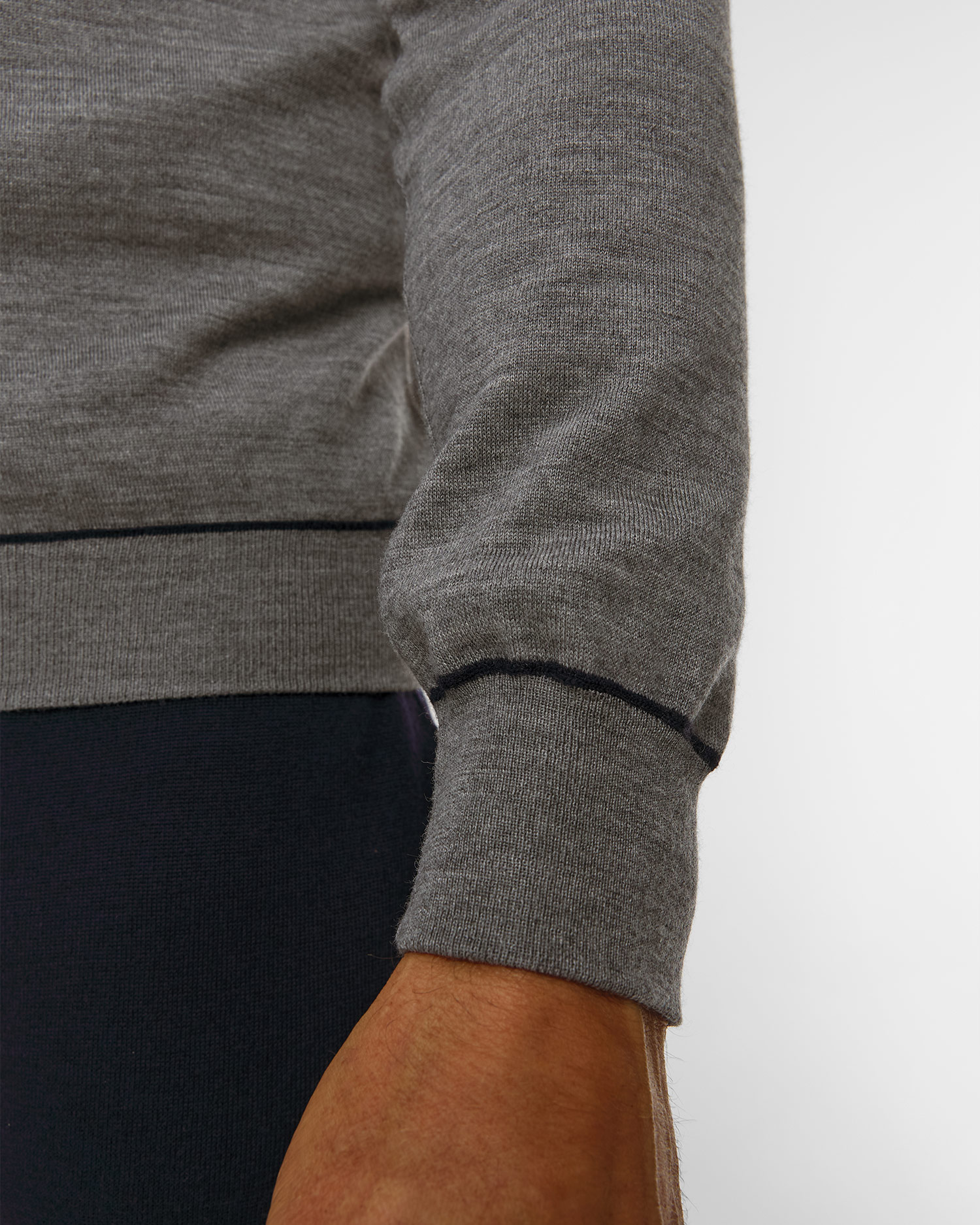 Pashmere Doppelseitiges Wollsweatshirt für Herren