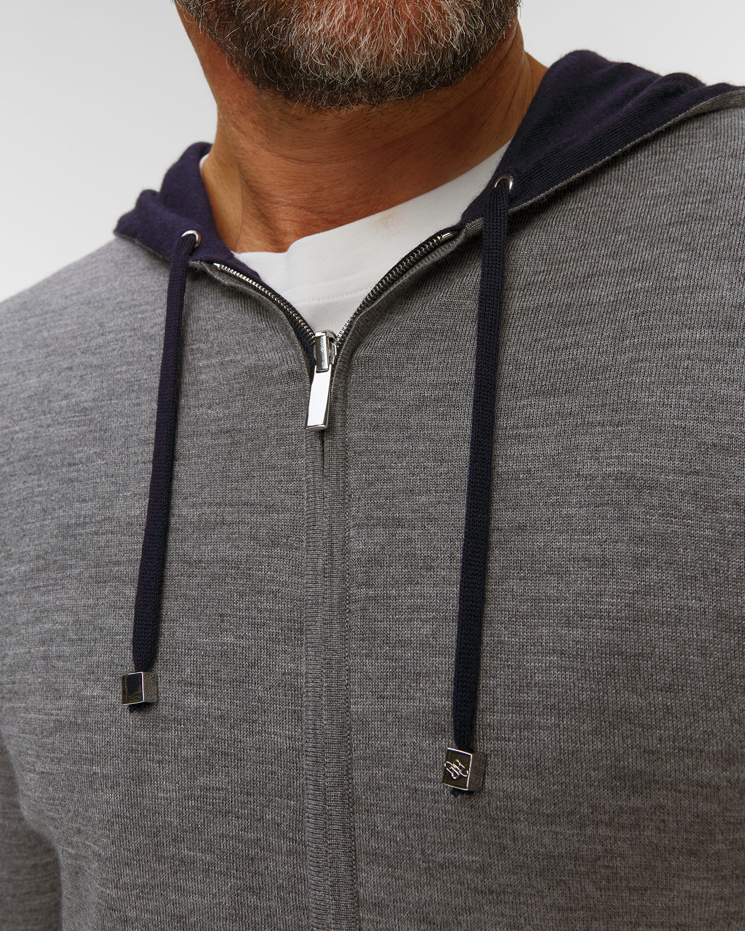 Pashmere Doppelseitiges Wollsweatshirt für Herren