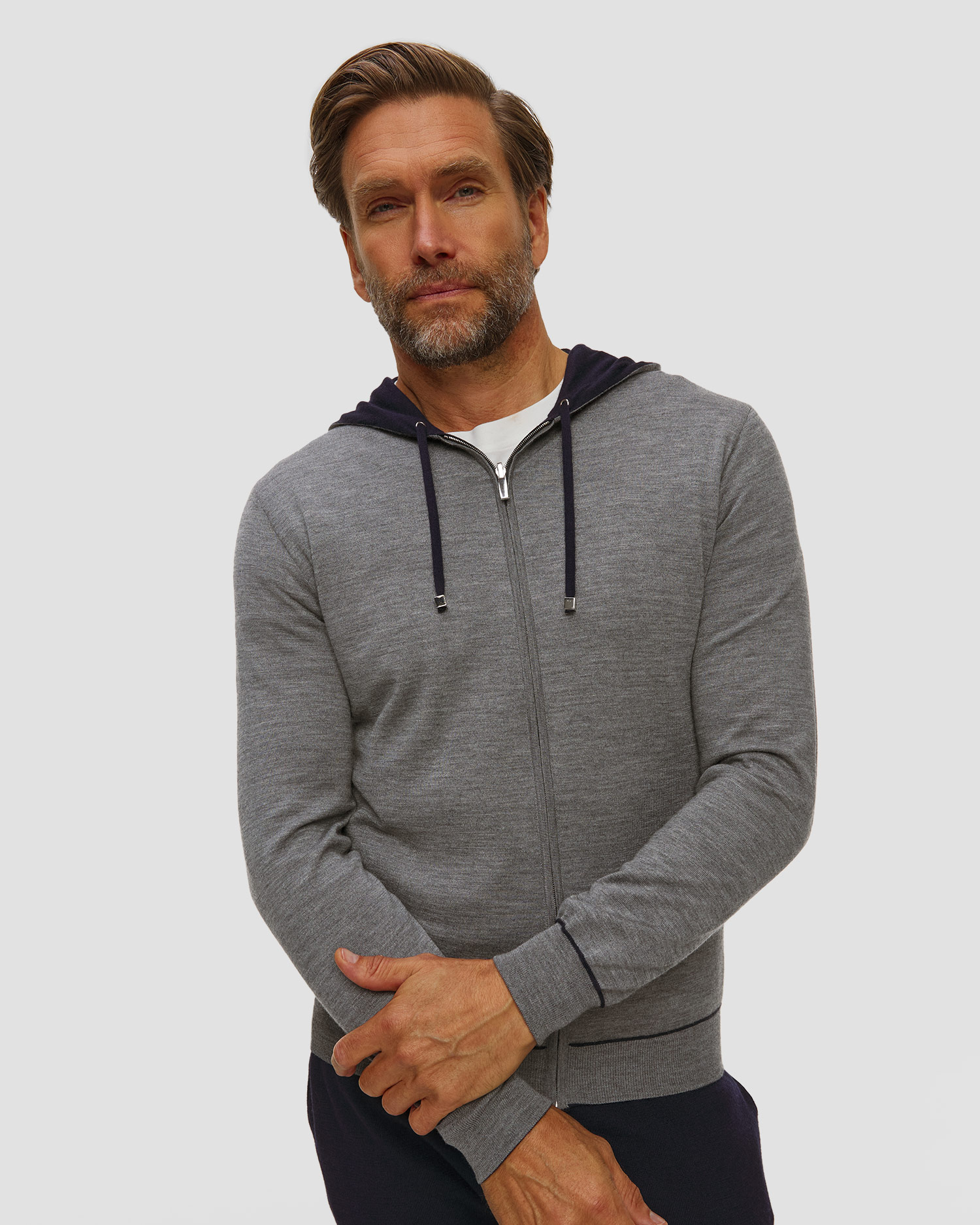 Pashmere Doppelseitiges Wollsweatshirt für Herren