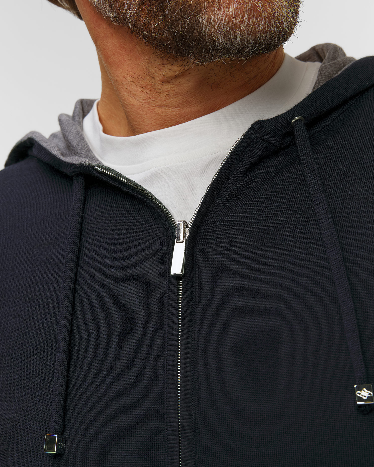 Pashmere Doppelseitiges Wollsweatshirt für Herren