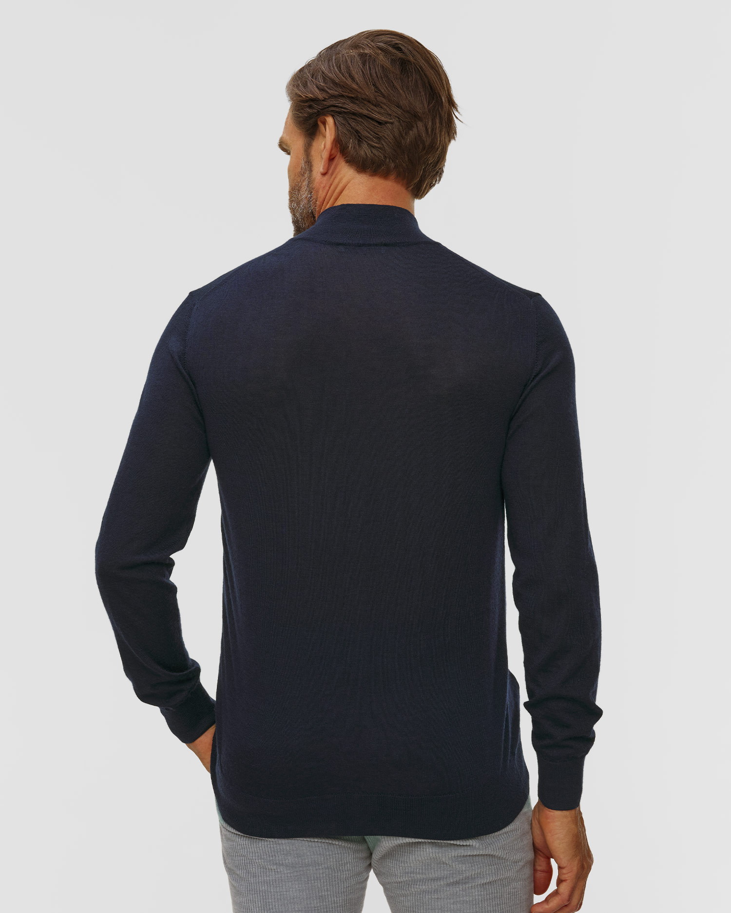 Maglione in lana con cerniera da uomo Pashmere