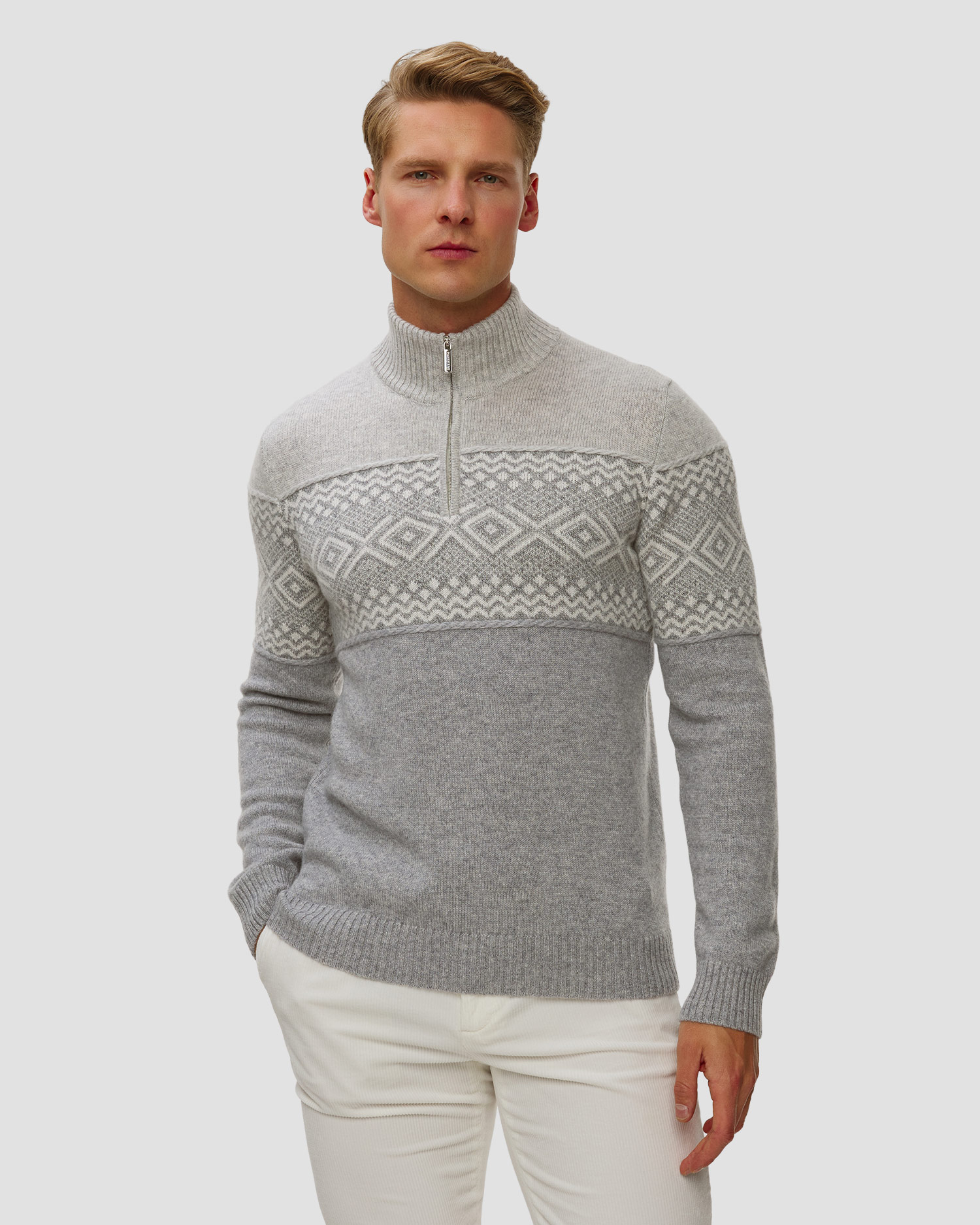 Pashmere Herren-Rollkragenpullover aus Kaschmir