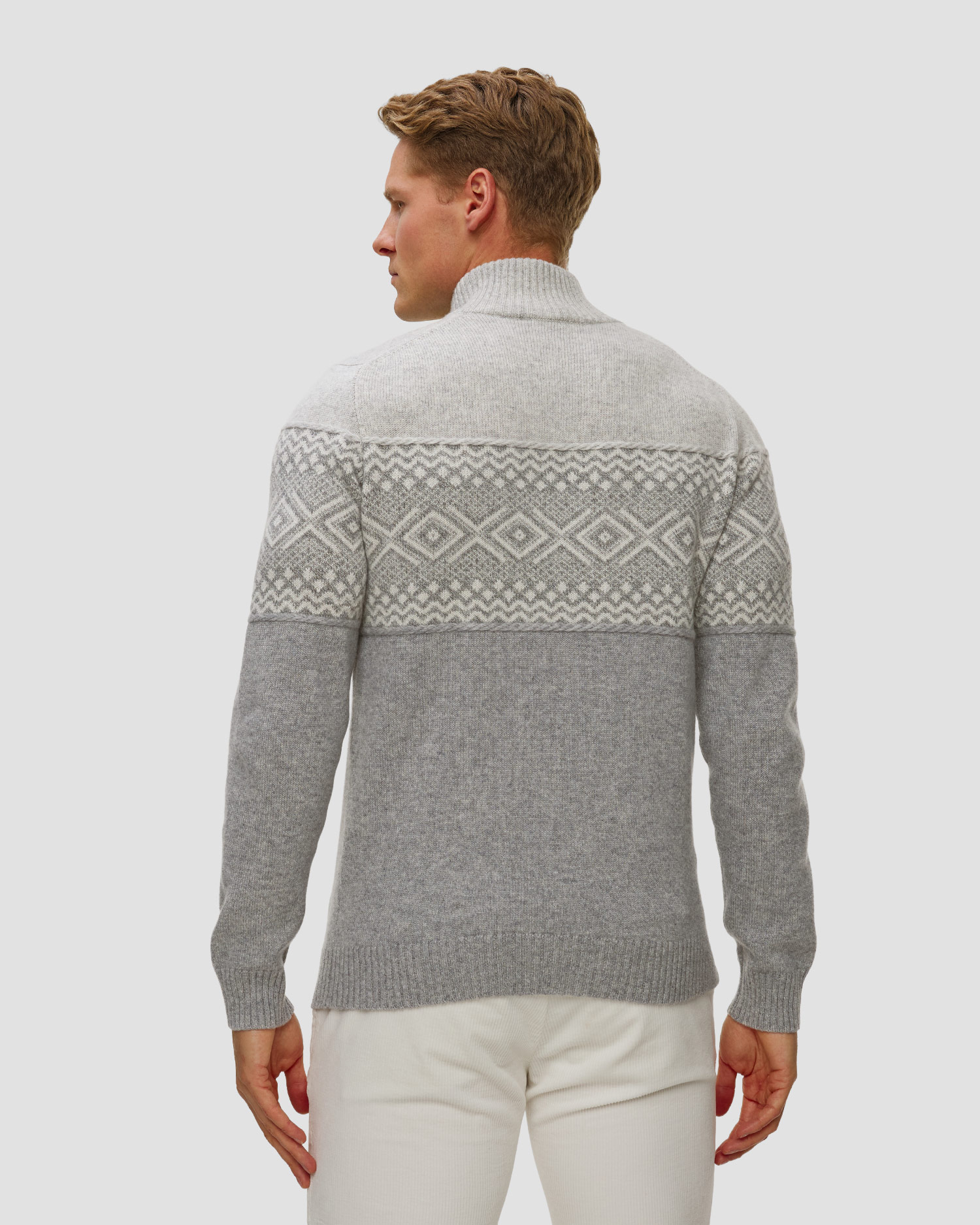 Pashmere Herren-Rollkragenpullover aus Kaschmir