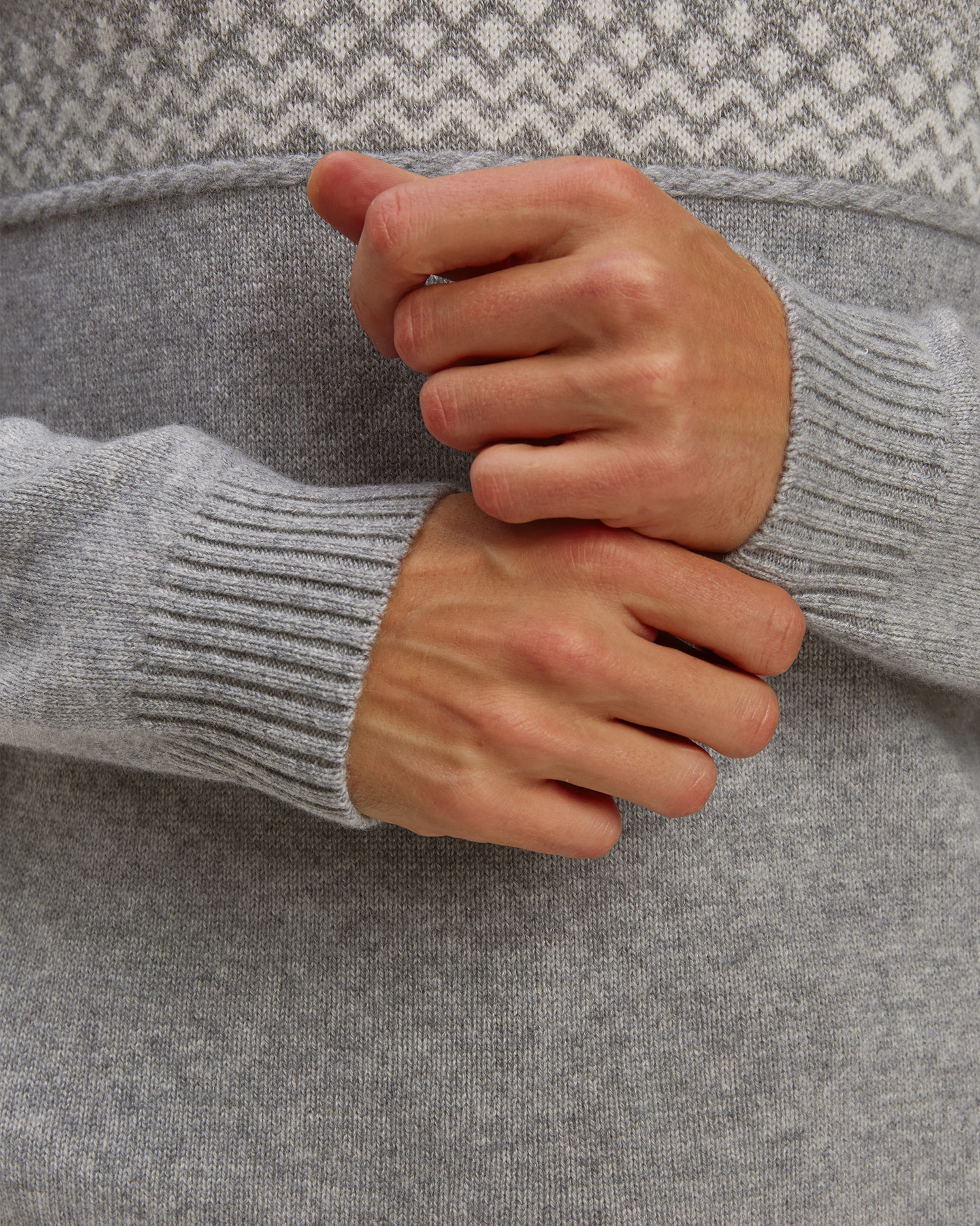 Pashmere Herren-Rollkragenpullover aus Kaschmir