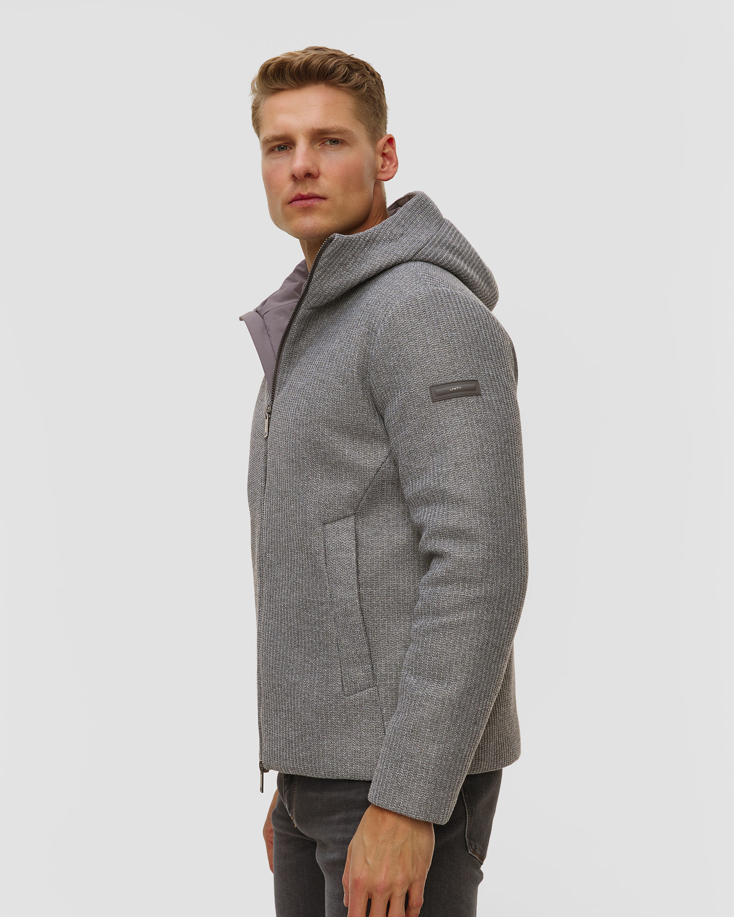 Pánska sivá bunda Unity Original Clermont