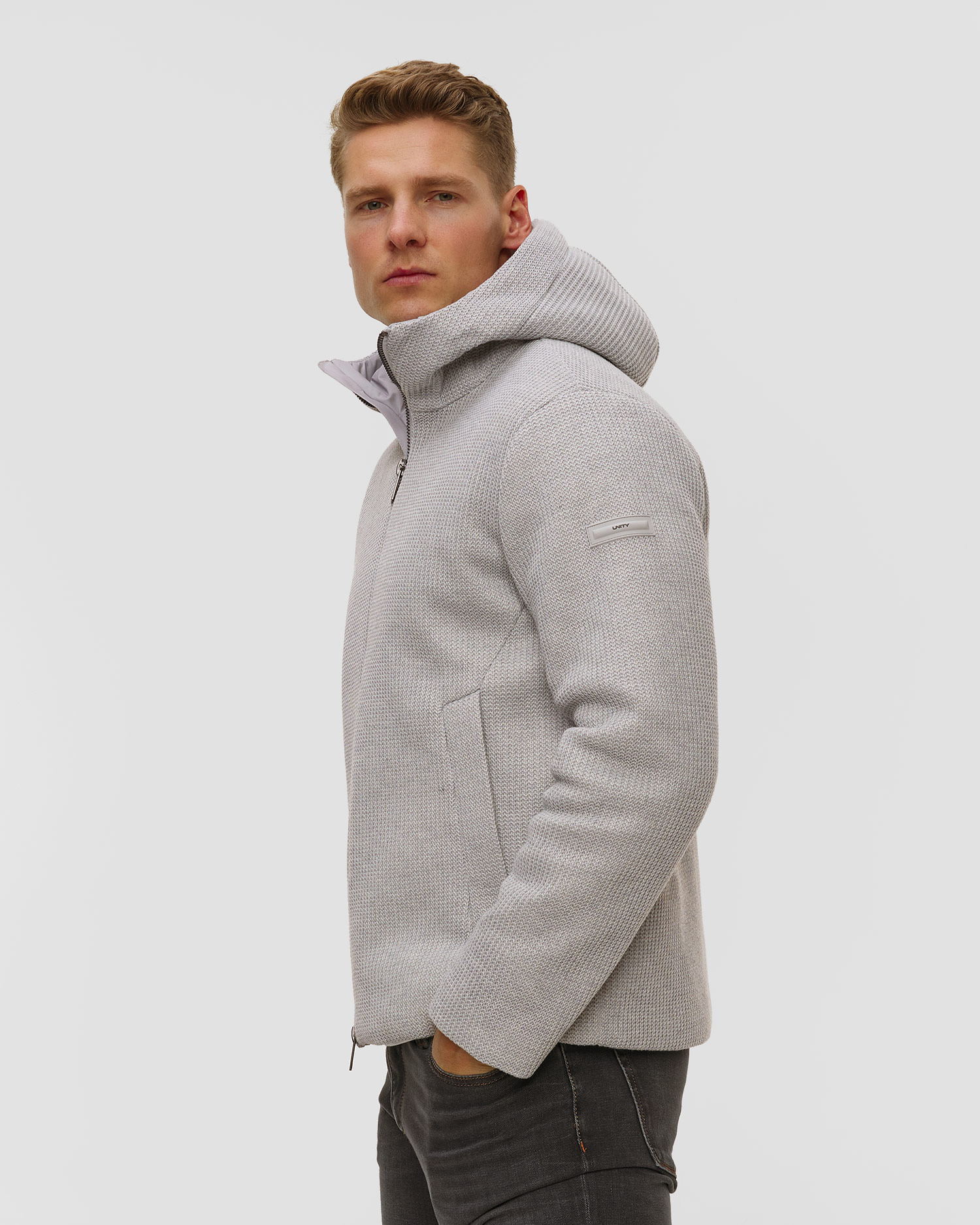 Pánska svetlosivá bunda Unity Original Clermont