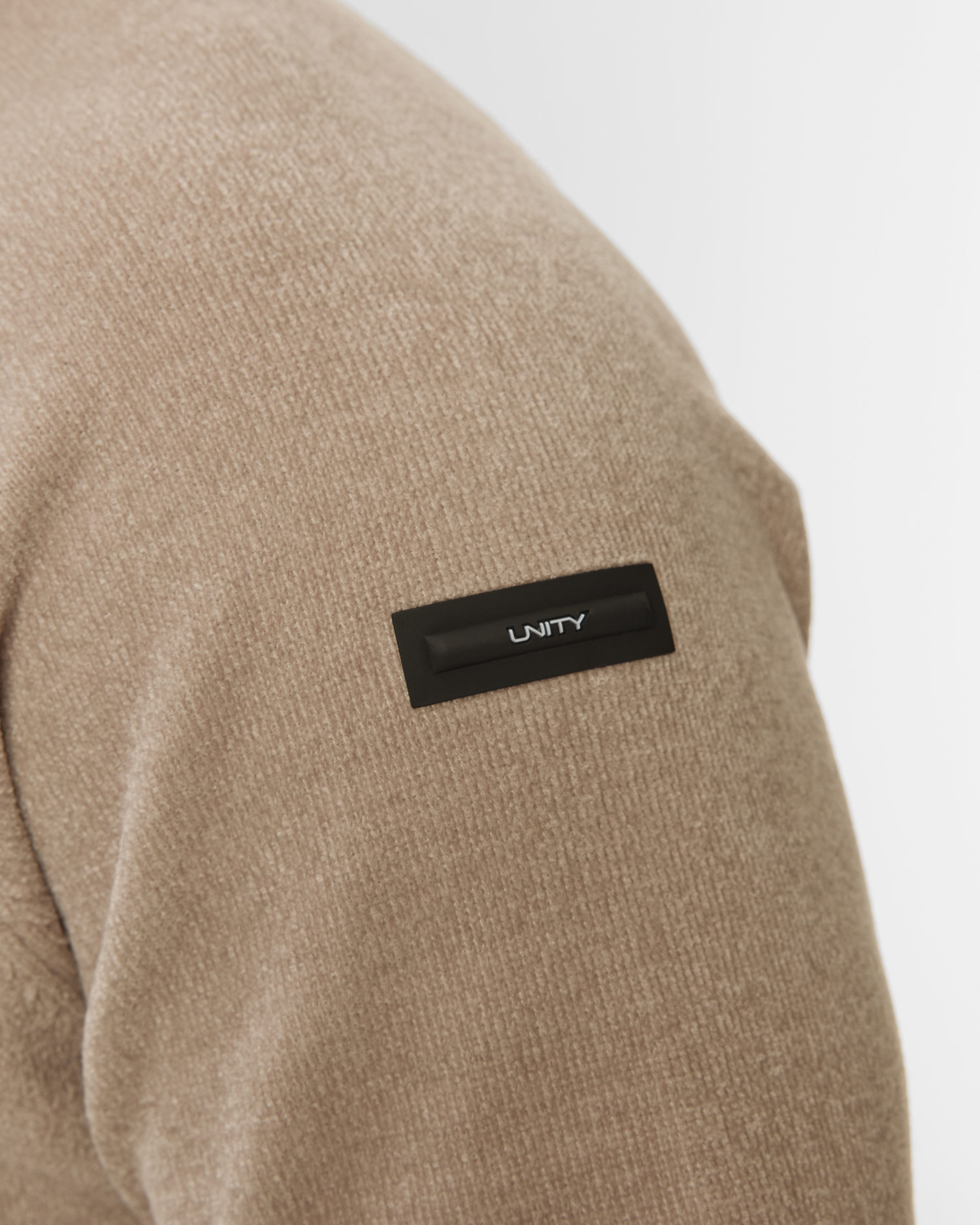 Pánsky béžový sveter na zips Unity Original Chimbo Cheni