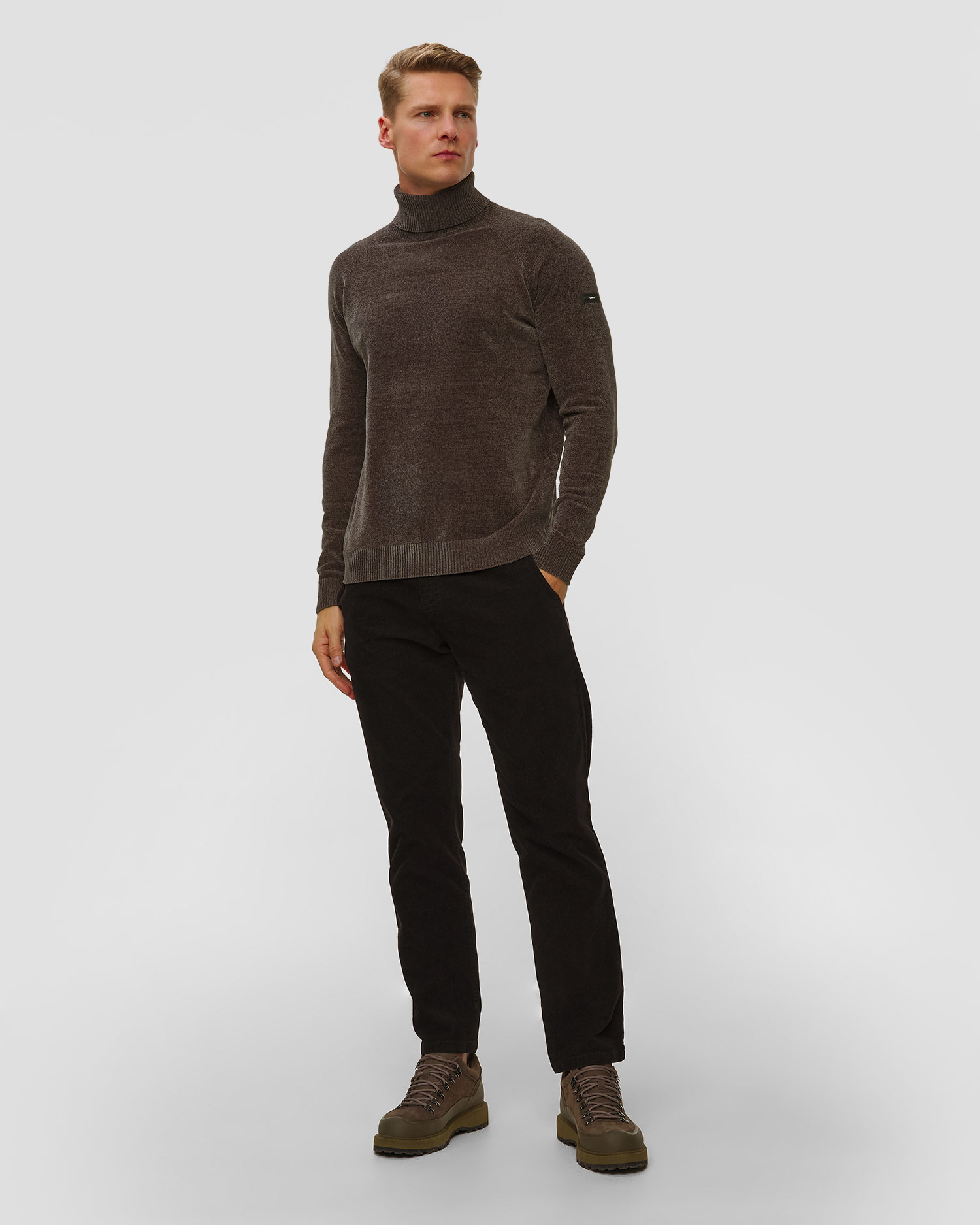 Pánsky tmavosivý sveter s rolákom Unity Original Popov Cheni