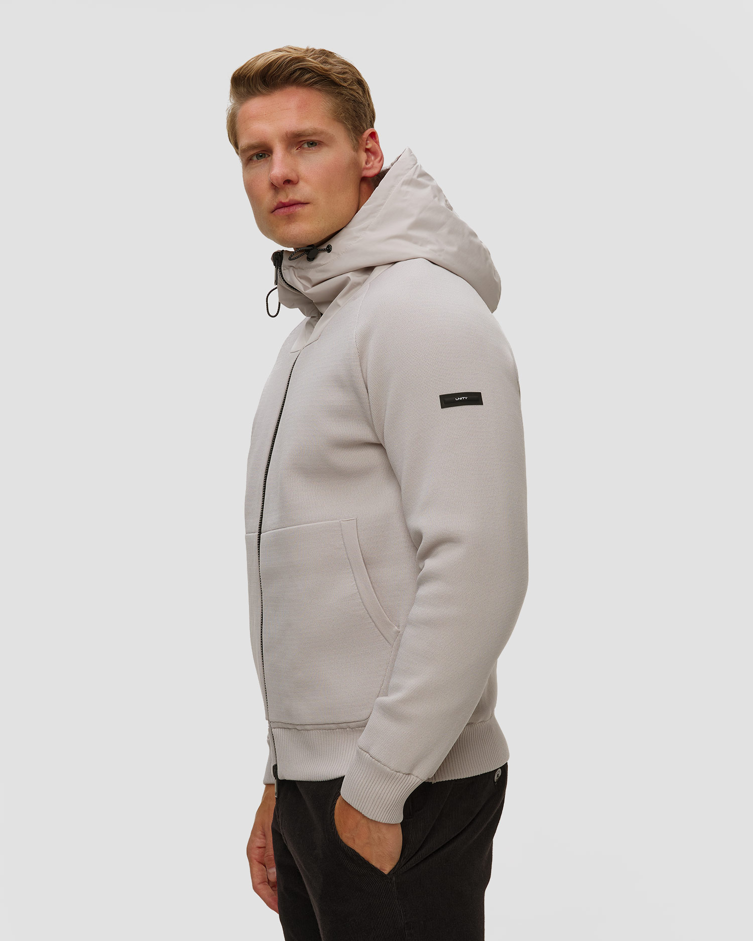 Unity Original Sunny Herren-Kapuzenpullover mit Reißverschluss