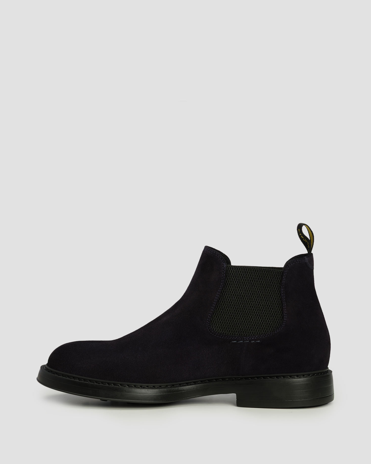 Buty skórzane męskie Doucal's Beatles Visone czarne