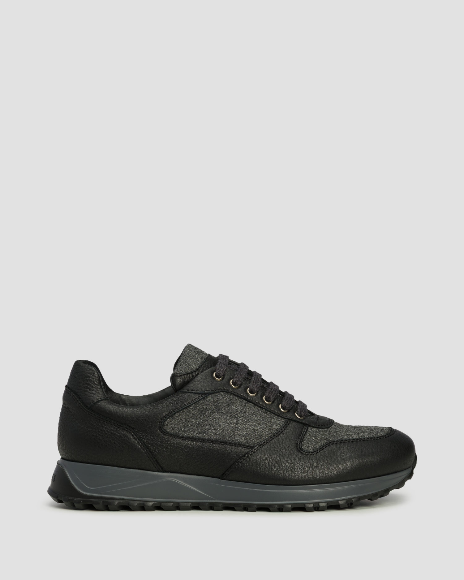 Doucal's Agnis Grigio Lederschuhe für Herren in Schwarz