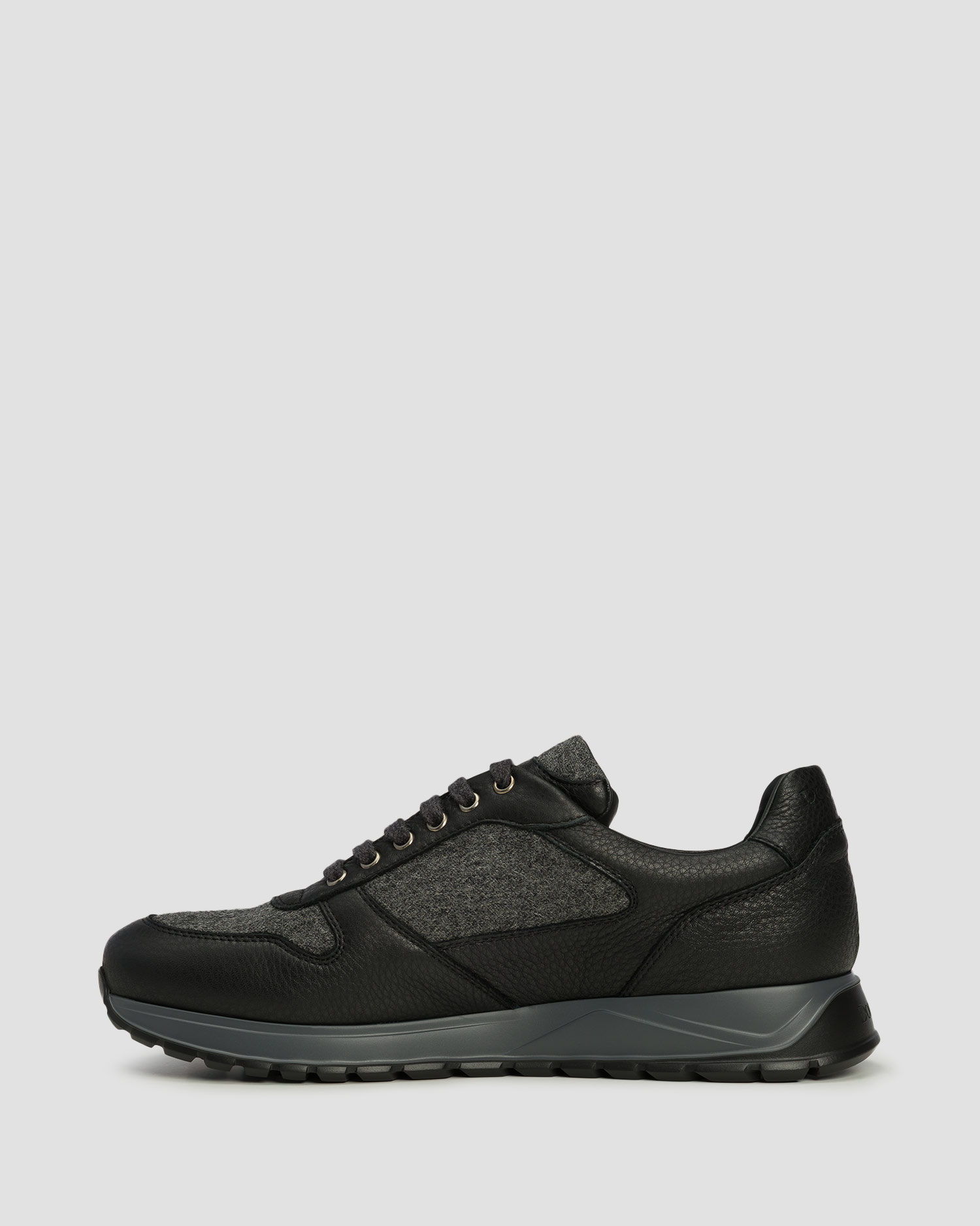 Doucal's Agnis Grigio Lederschuhe für Herren in Schwarz