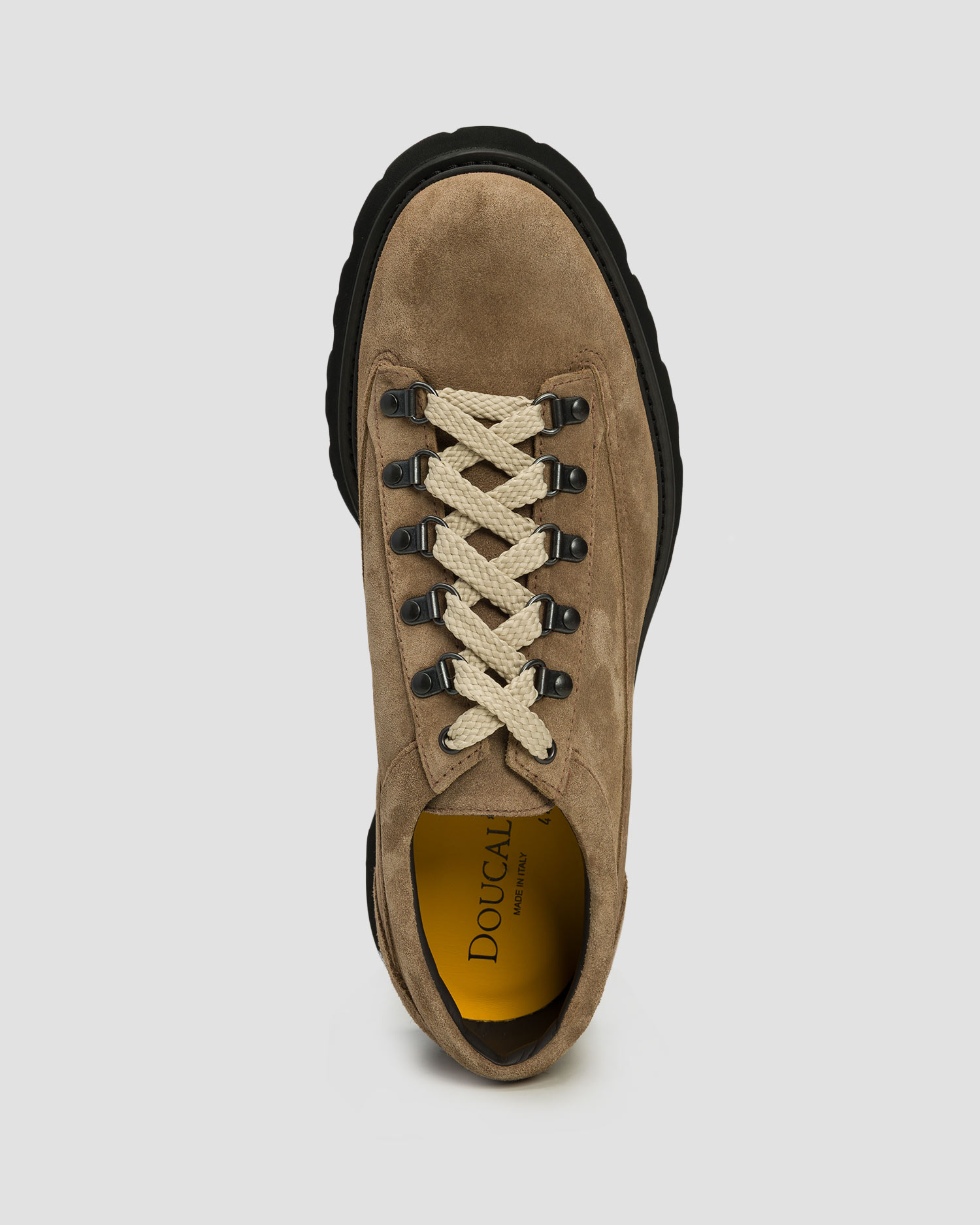 Pánské semišové boty Doucal's Derby Ganci Jason v Hnědé Barvě