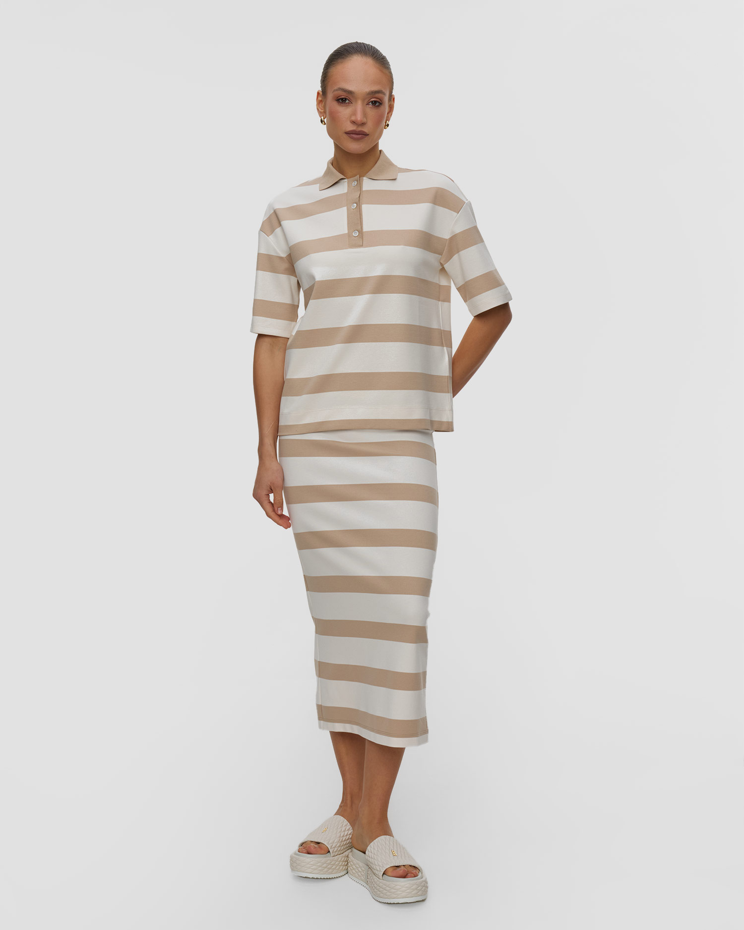 Women's viscose polo shirt Max Mara Mmlabetaia